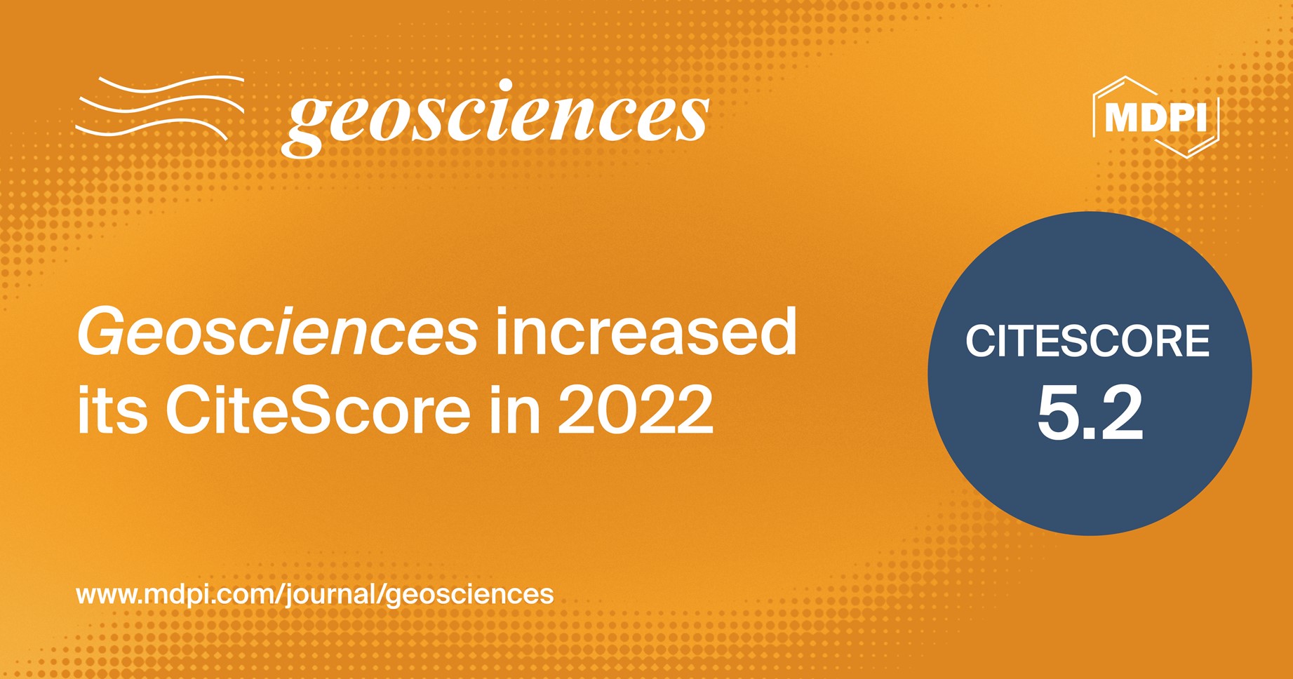 Geosciences Receives an Increased CiteScore of 5.2