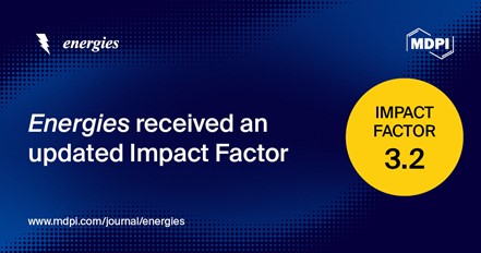 Energies Receives an Updated Impact Factor of 3.2