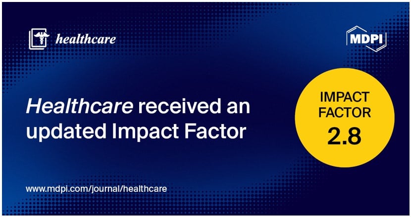 Healthcare Receives an Updated Impact Factor of 2.8 and an Increased CiteScore of 2.7