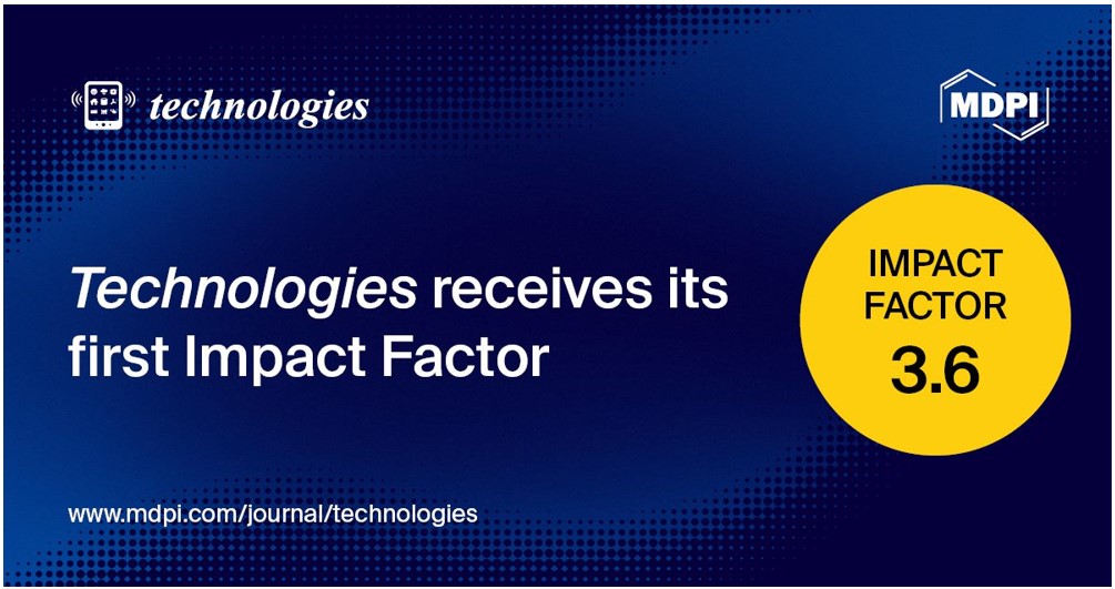 Technologies Receives Its First Impact Factor of 3.6