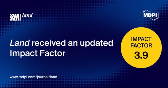 Land Receives an Updated Impact Factor of 3.9 and an Improved Category Ranking