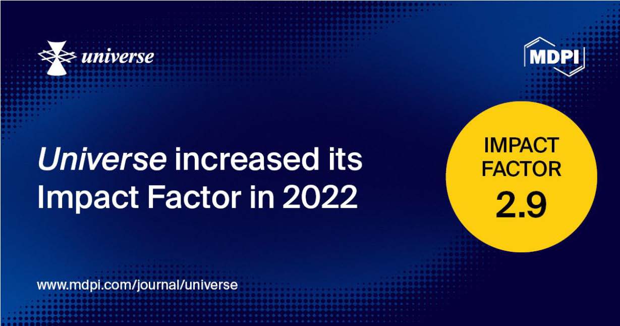 Universe Receives an Increased Impact Factor of 2.9