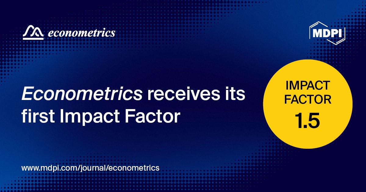 Econometrics Receives Its First Impact Factor of 1.5