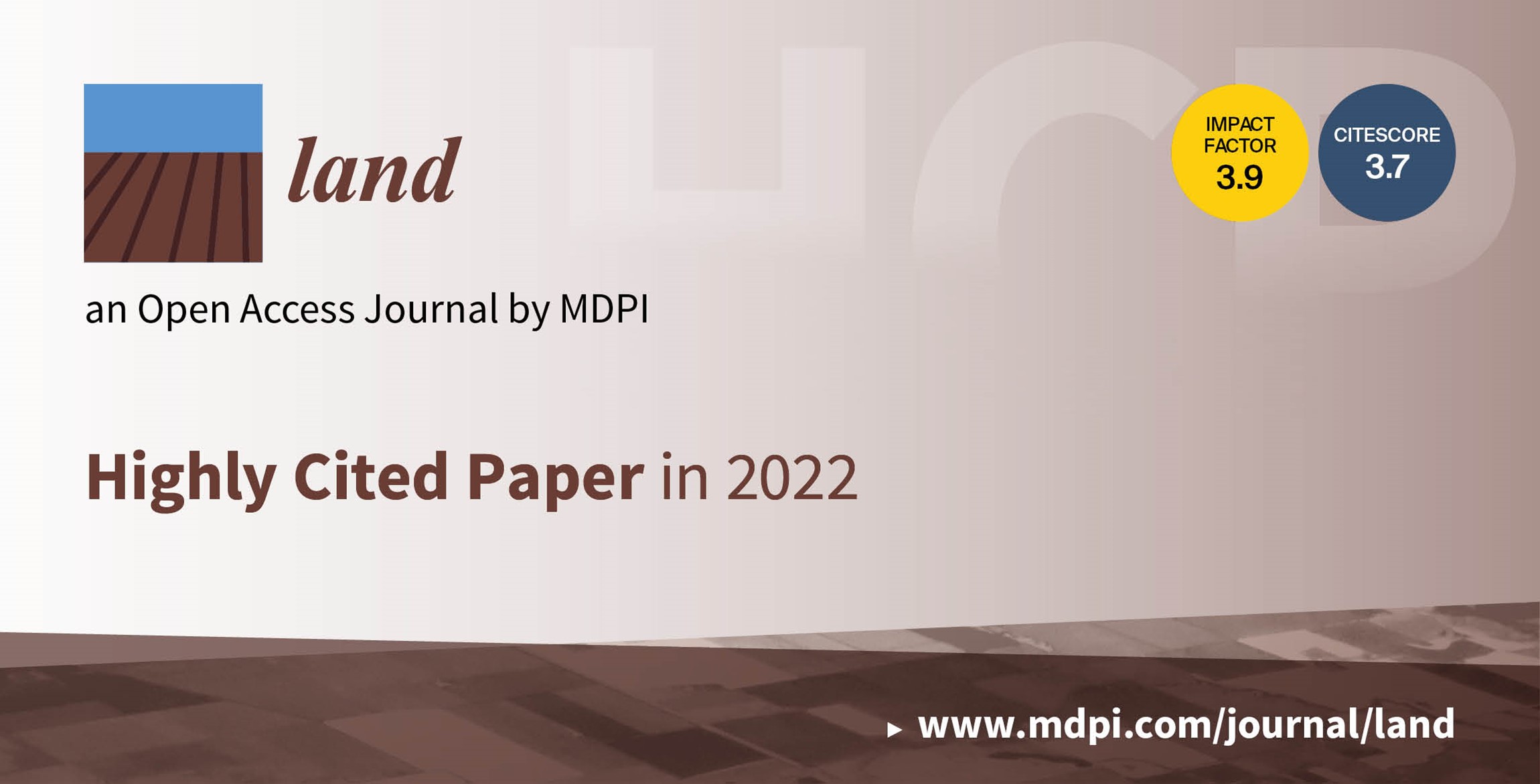 Land | Top 10 Most Cited Papers in 2022