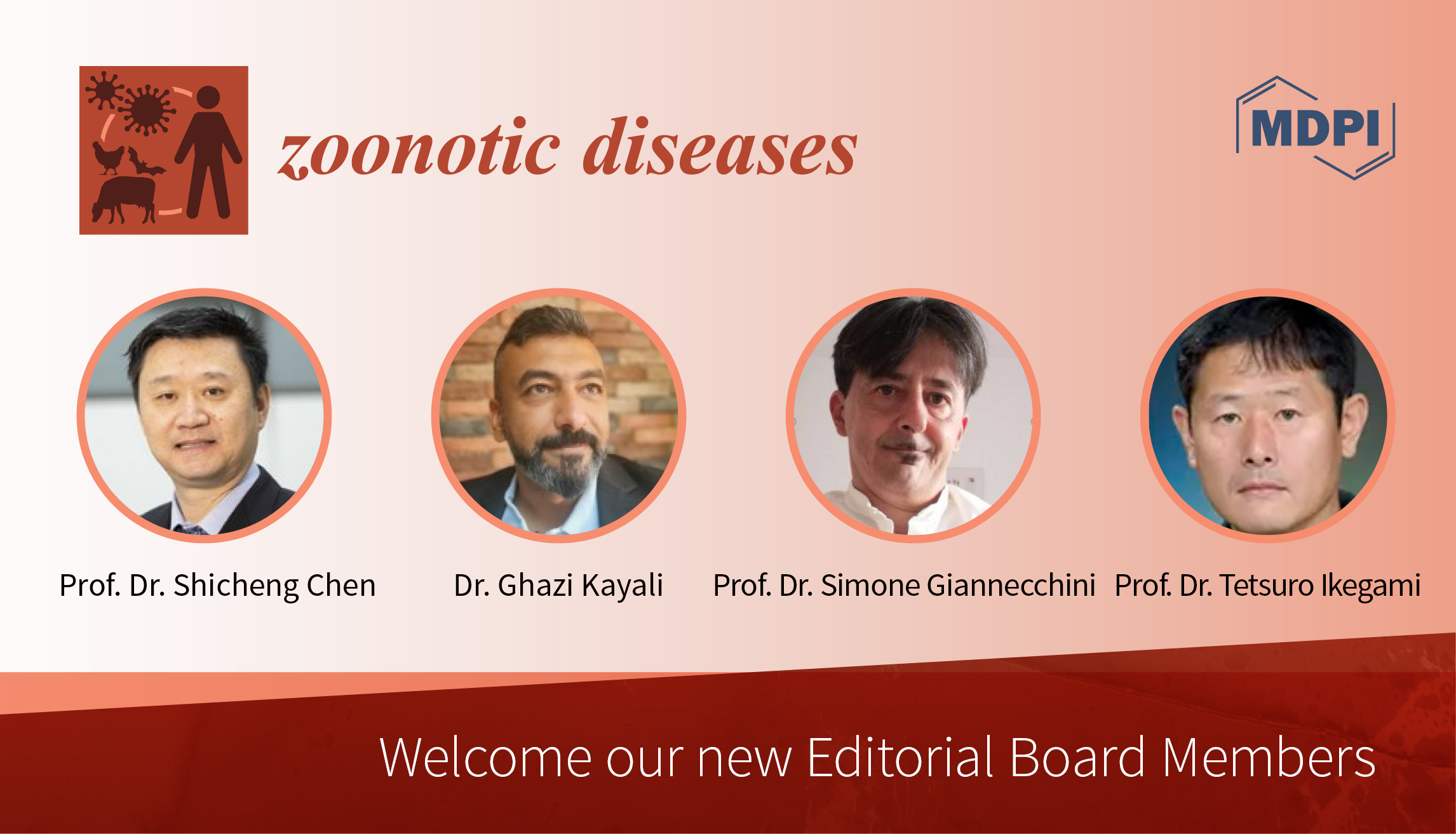 Welcoming New Editorial Board Members of Zoonotic Diseases