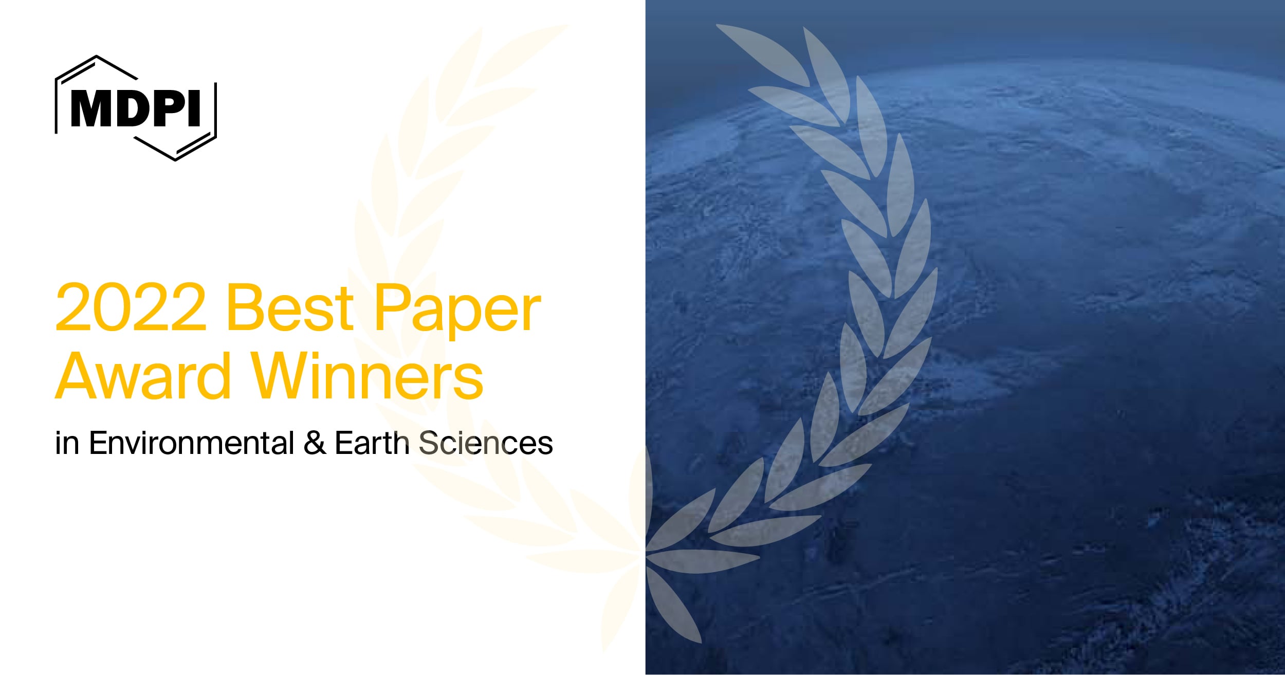 MDPI’s 2022 Best Paper Awards in Environmental and Earth Sciences—Winners Announced