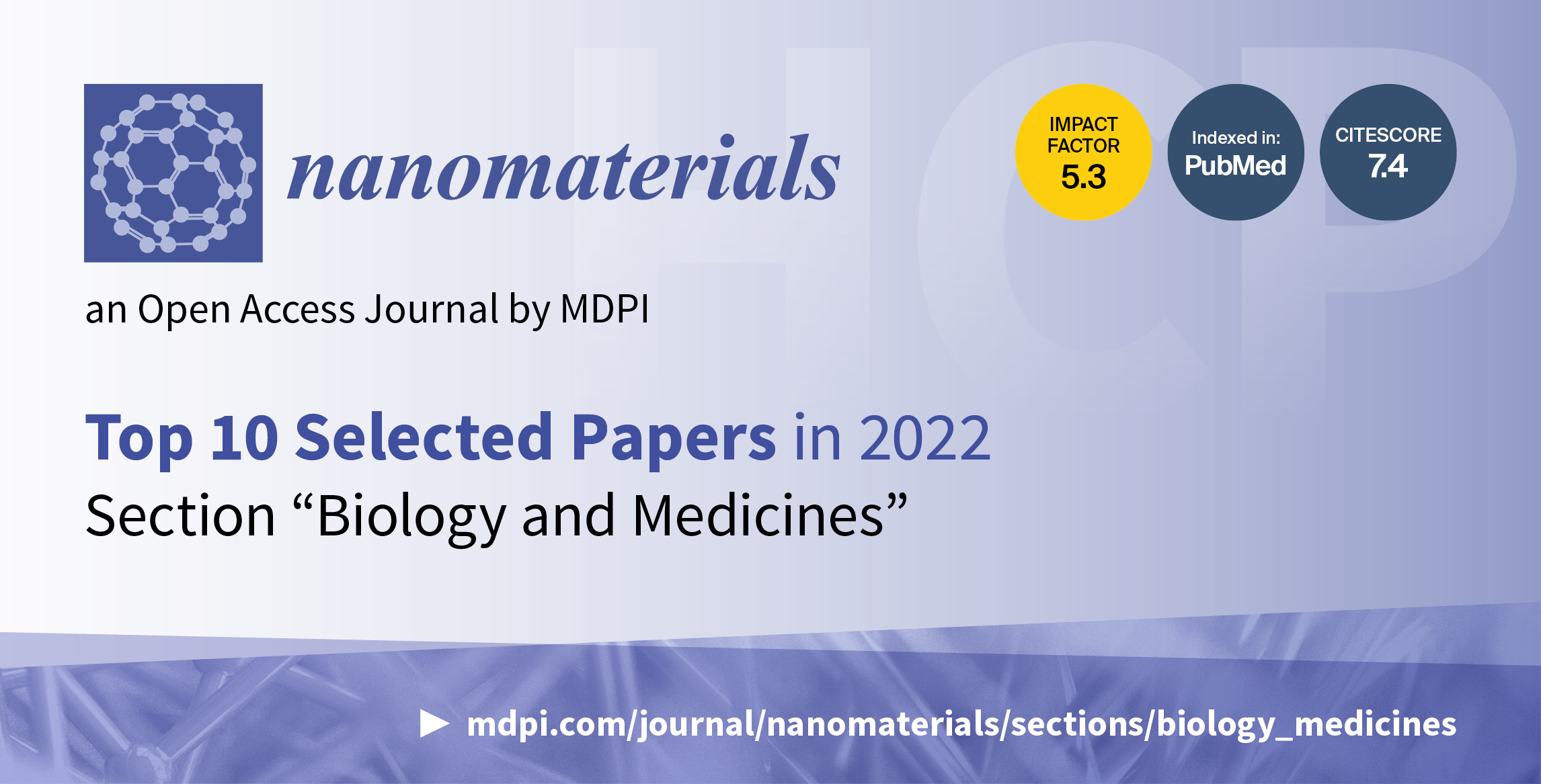 Nanomaterials | Top 10 Selected Papers in 2022 in the Section “Biology and Medicines”