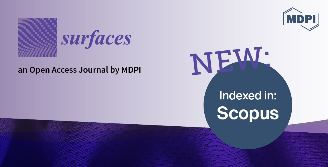 Surfaces Accepted for Coverage in Scopus