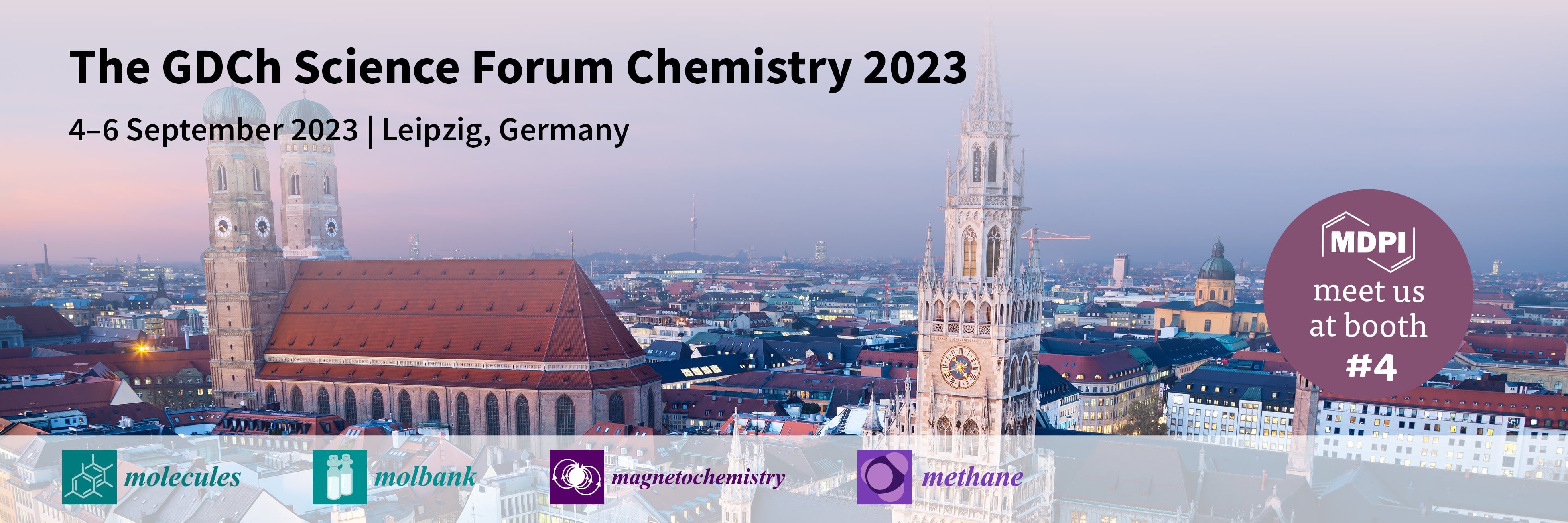 Meet Us at the GDCh Science Forum Chemistry 2023, 4–6 September 2023, Leipzig, Germany