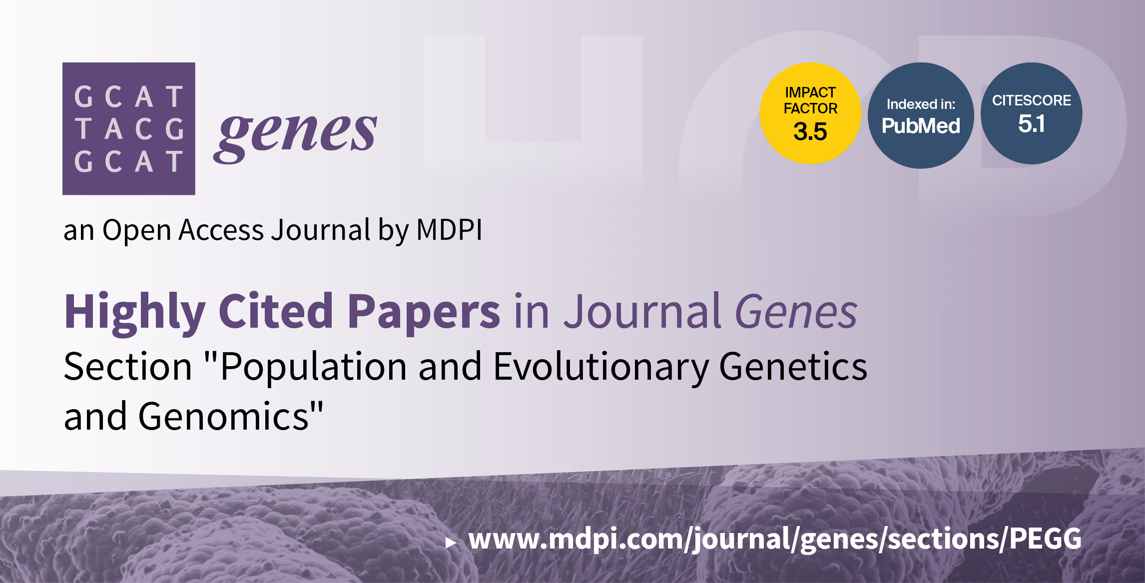 Genes | Top 10 Cited Papers in 2021–2022 in the Section “Population and Evolutionary Genetics and Genomics”