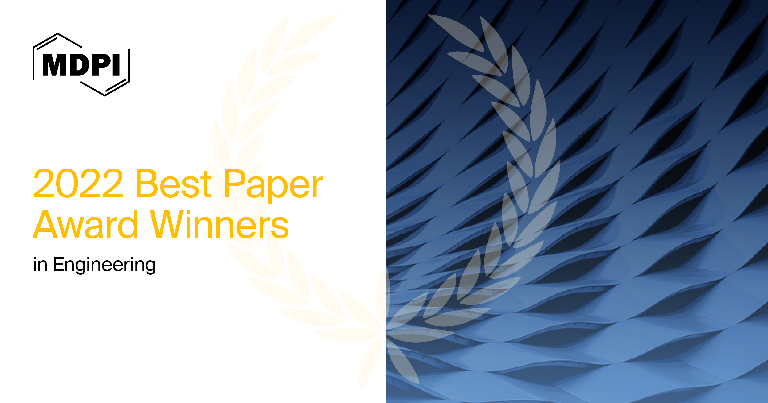 MDPI’s Best Paper Awards in Engineering—Winners in 2022 Announced