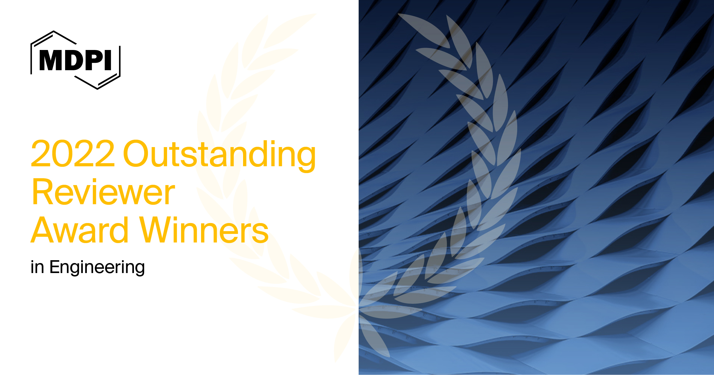 MDPI’s 2022 Outstanding Reviewer Awards in Engineering—Winners Announced