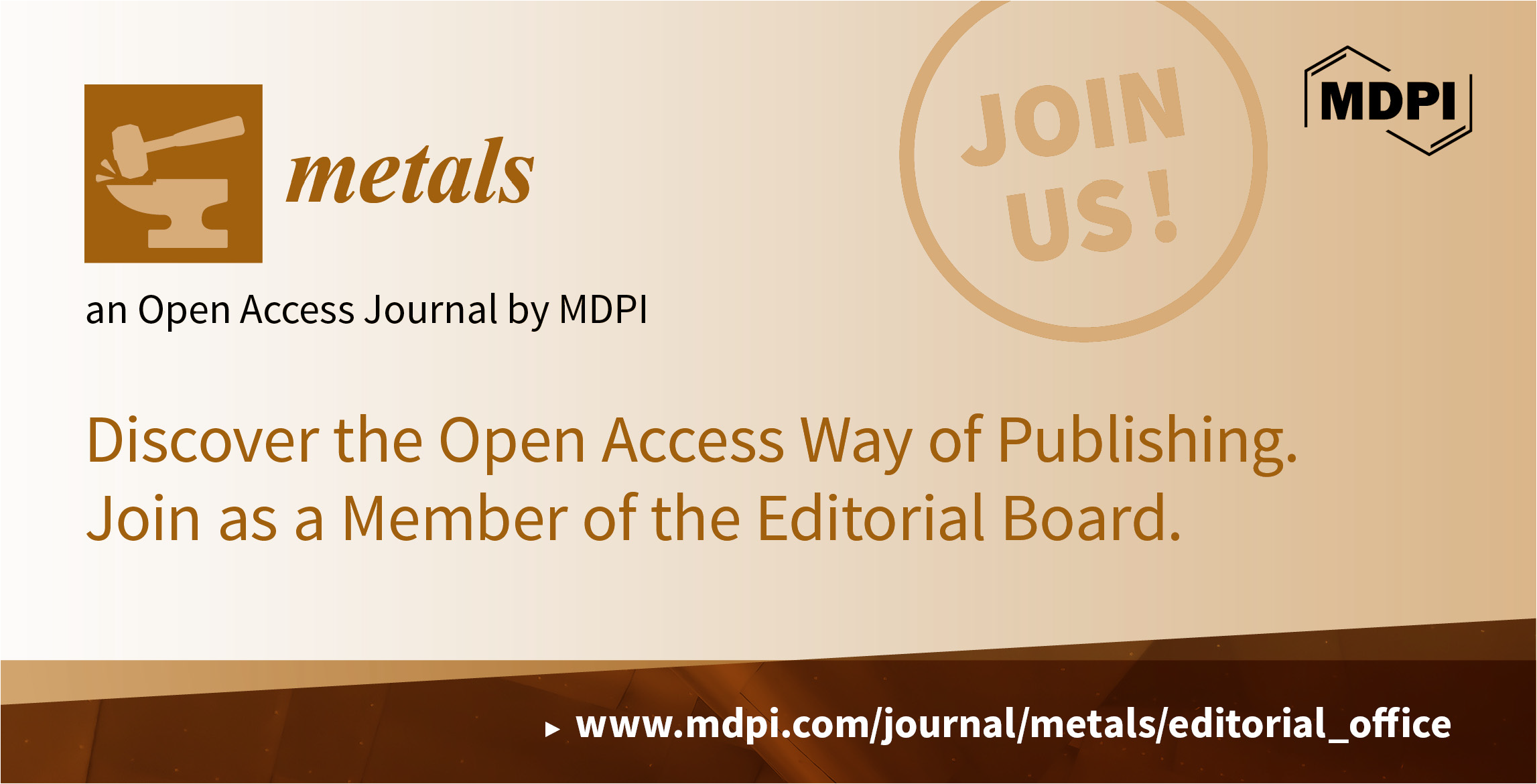 Recruiting Editorial Board Members for Metals