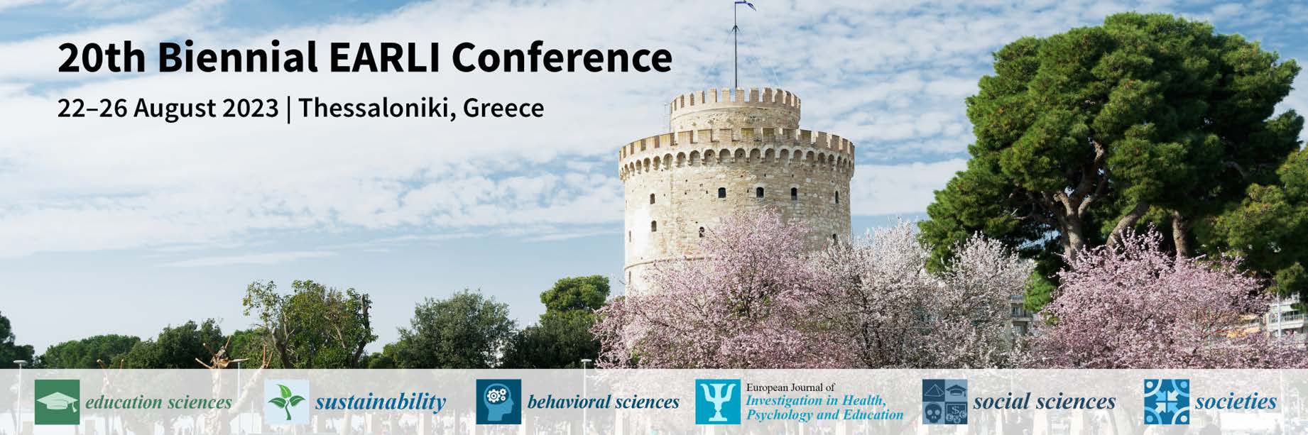 Meet Us at the 20th Biennial EARLI Conference, 22–26 August 2023, Thessaloniki, Greece