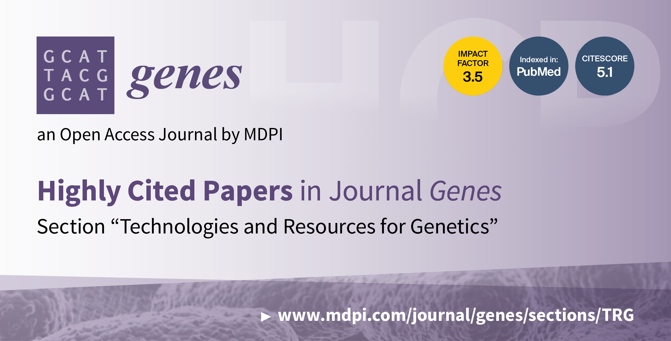 Genes | Top 10 Cited Papers in 2021–2022 in the Section “Technologies and Resources for Genetics”