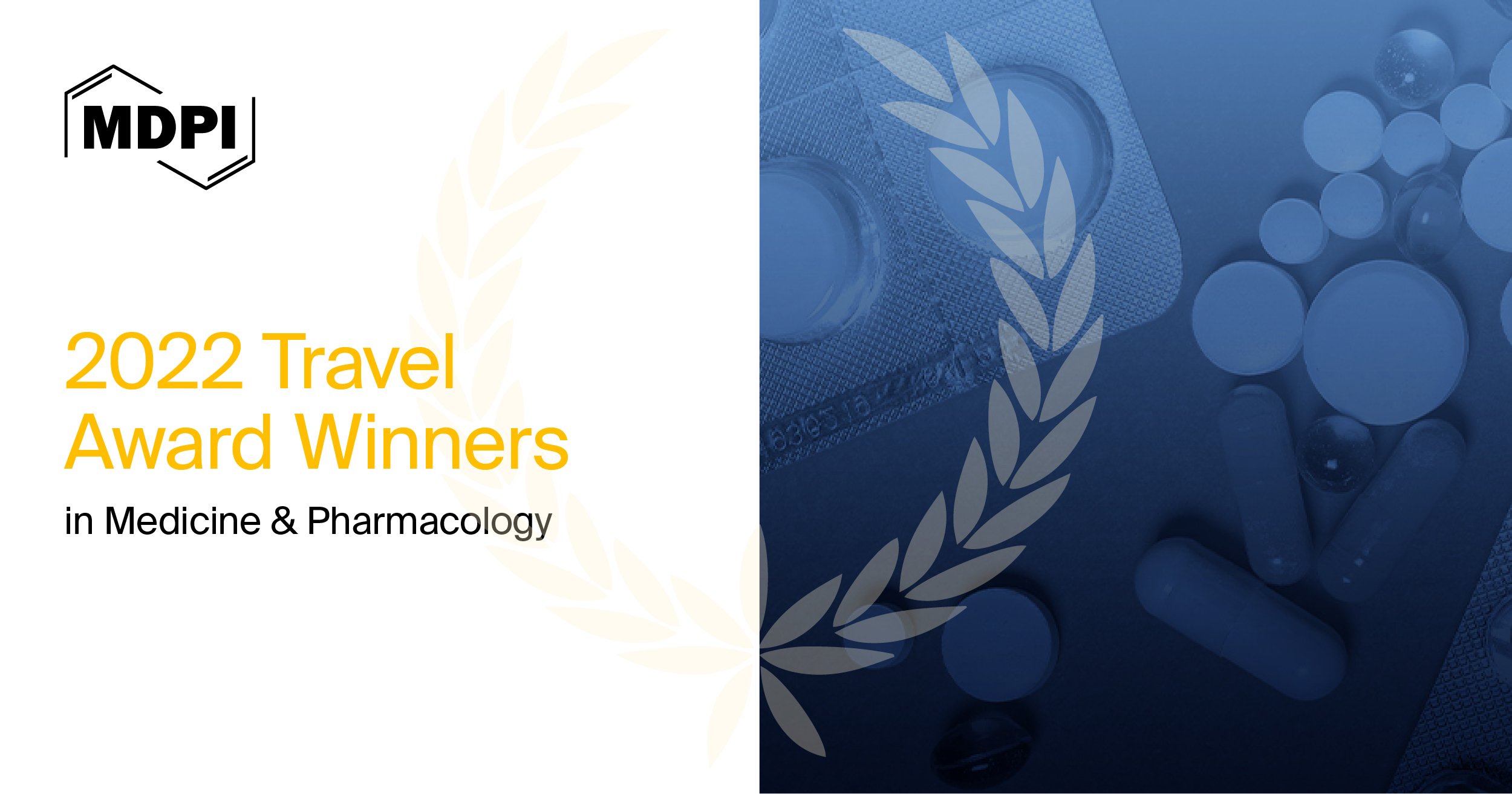 <strong>MDPI’s 2022 Travel Awards in Medicine and Pharmacology—Winners Announced</strong>