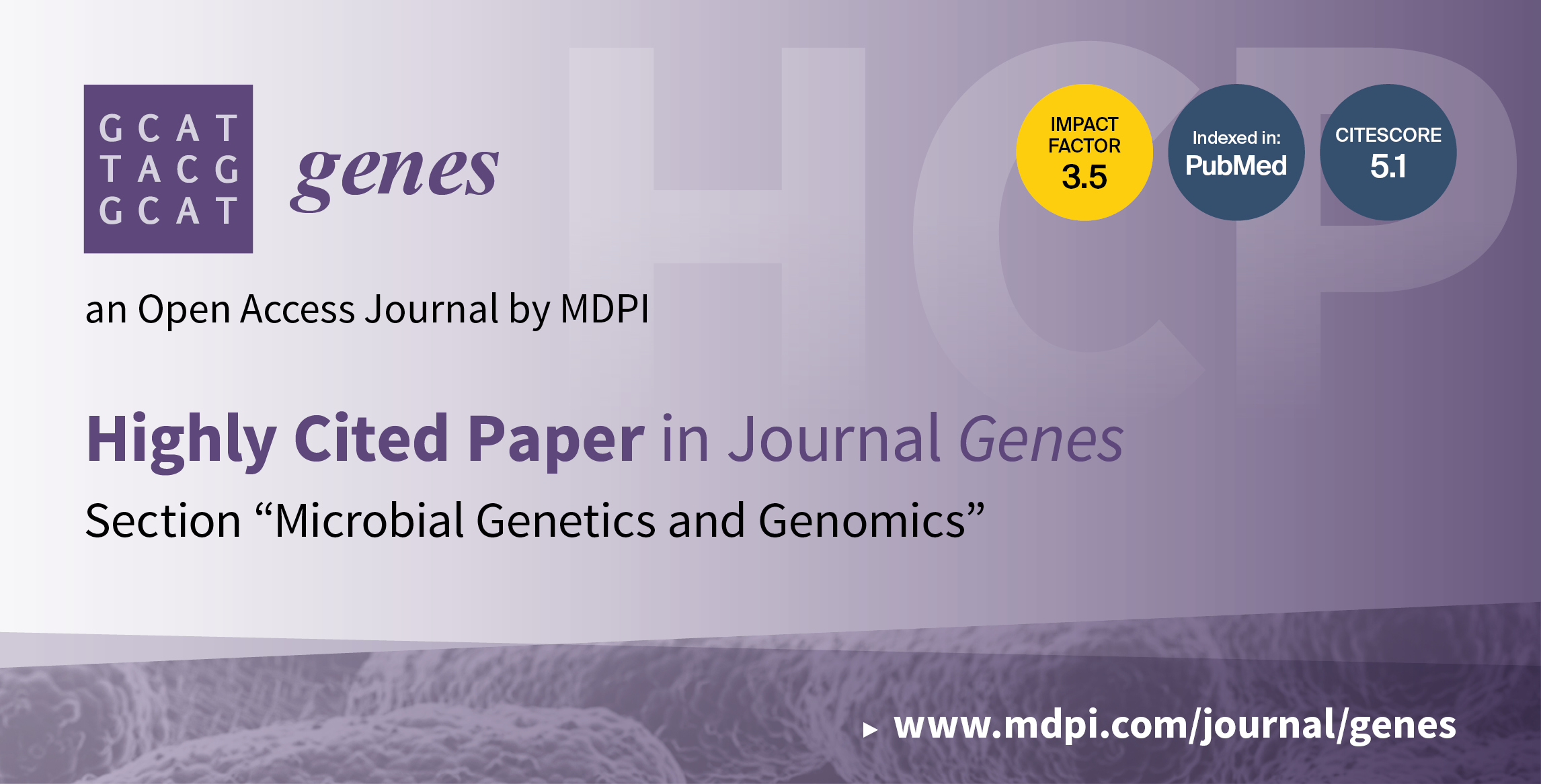 Genes | Top 10 Cited Papers in 2021–2022 in the Section “Microbial Genetics and Genomics”