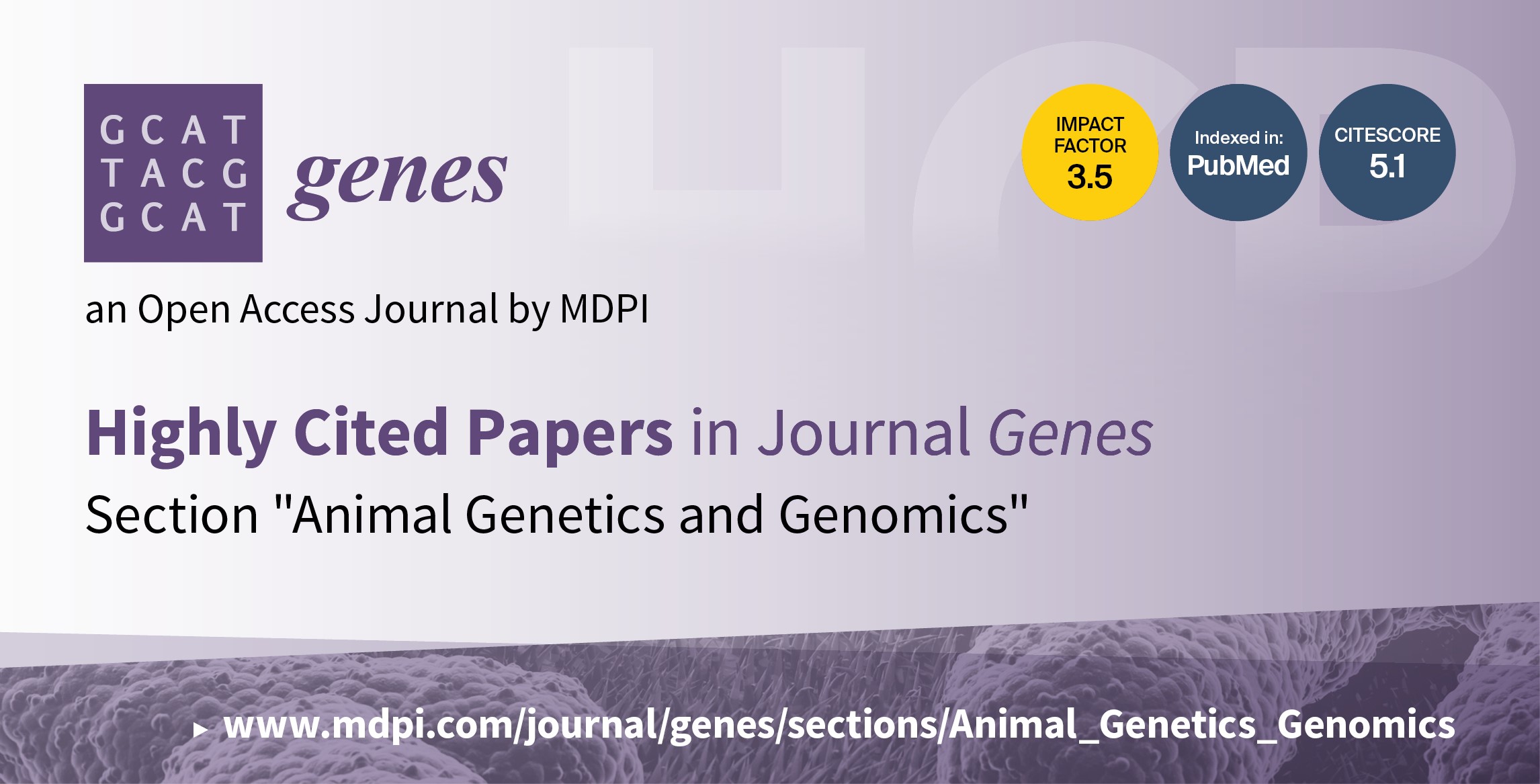 Genes | Top 10 Cited Papers in 2021–2022 in the Section “Animal Genetics and Genomics”