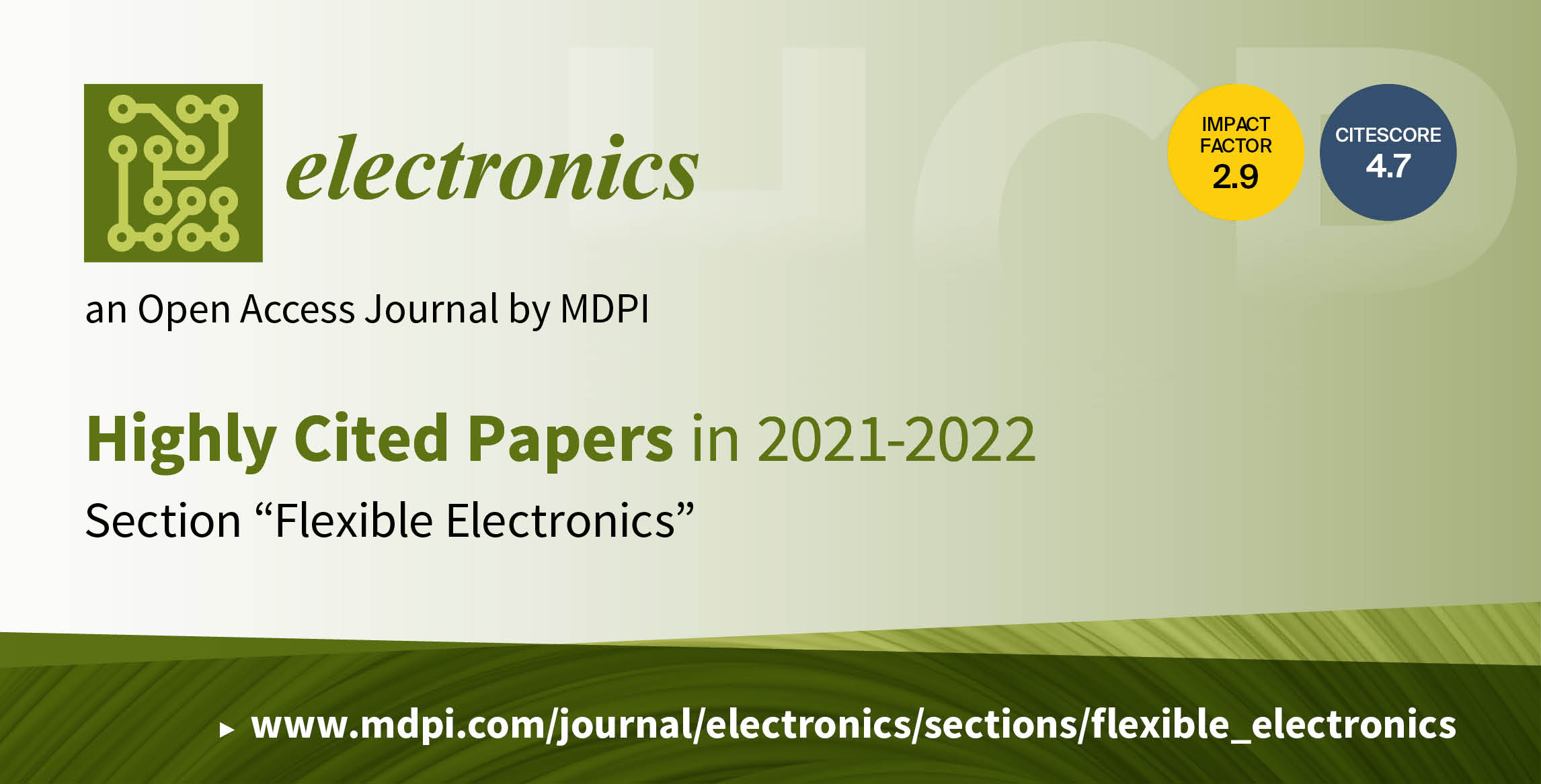 Electronics | Highly Cited Papers in 2021–2022 in the Section “Flexible Electronics”