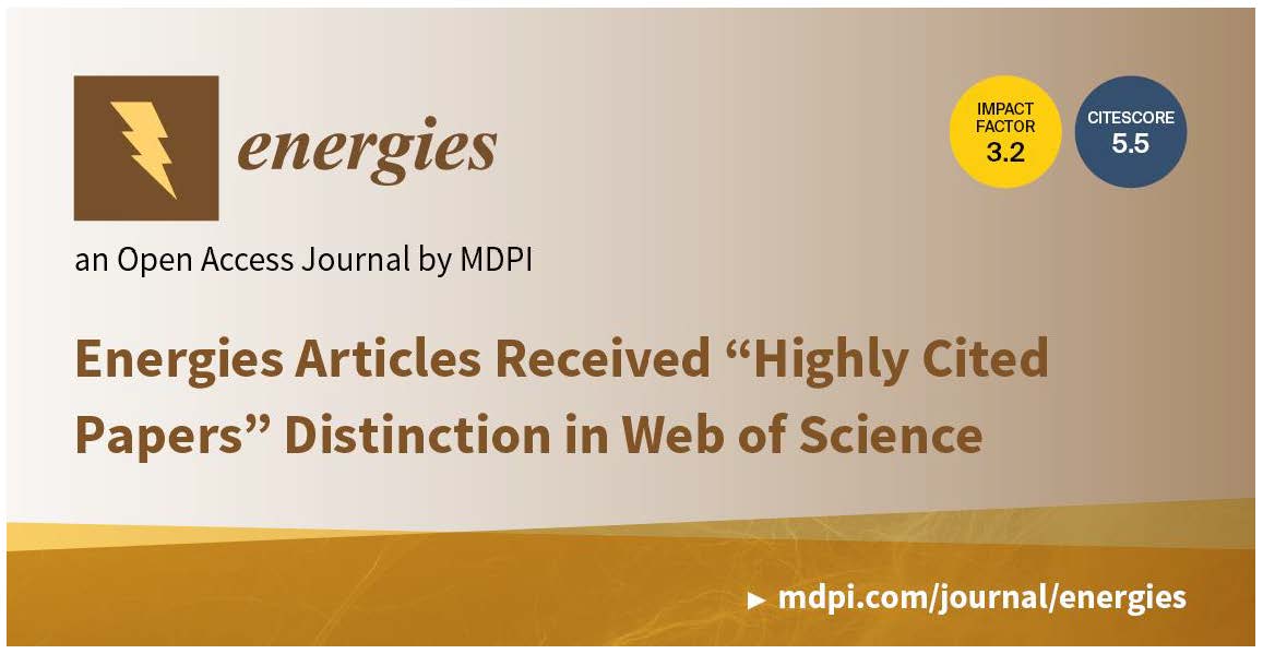 Energies Articles Receive “Highly Cited Papers” Distinction in Web of Science (I)