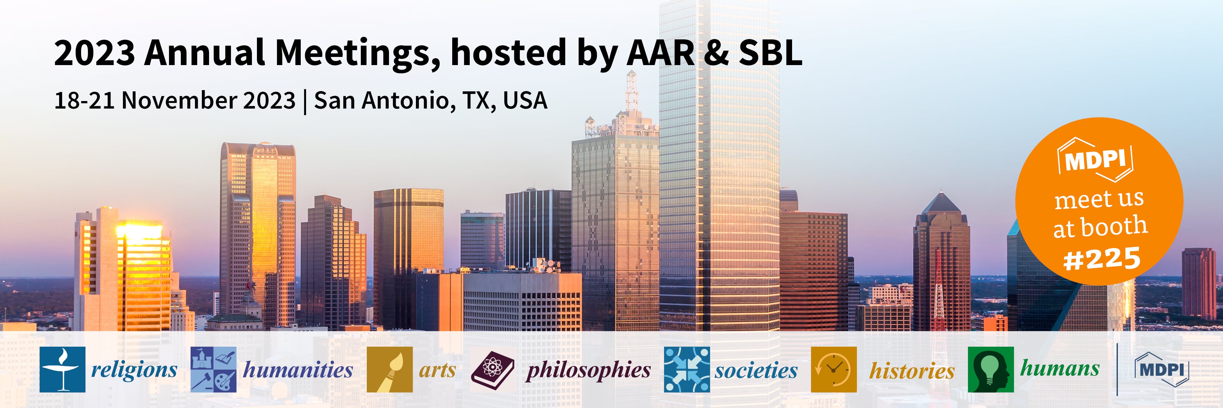 Join Us at the 2023 Annual Meeting, Hosted by the American Academy of Religion and the Society of Biblical Literature, 18–21 November 2023, San Antonio, Texas, USA