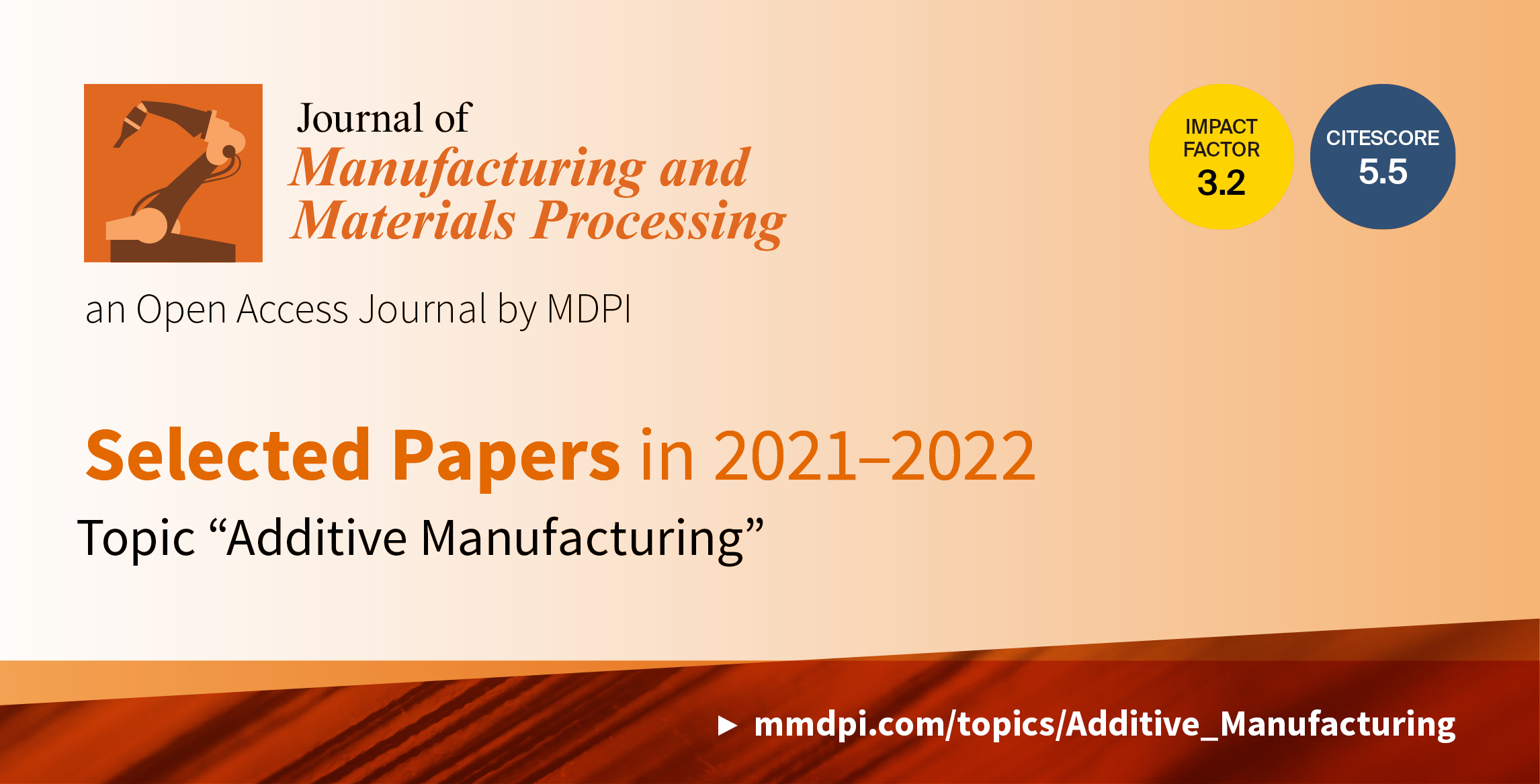 Journal of Manufacturing and Materials Processing | Selected Papers in 2021–2022 on Additive Manufacturing