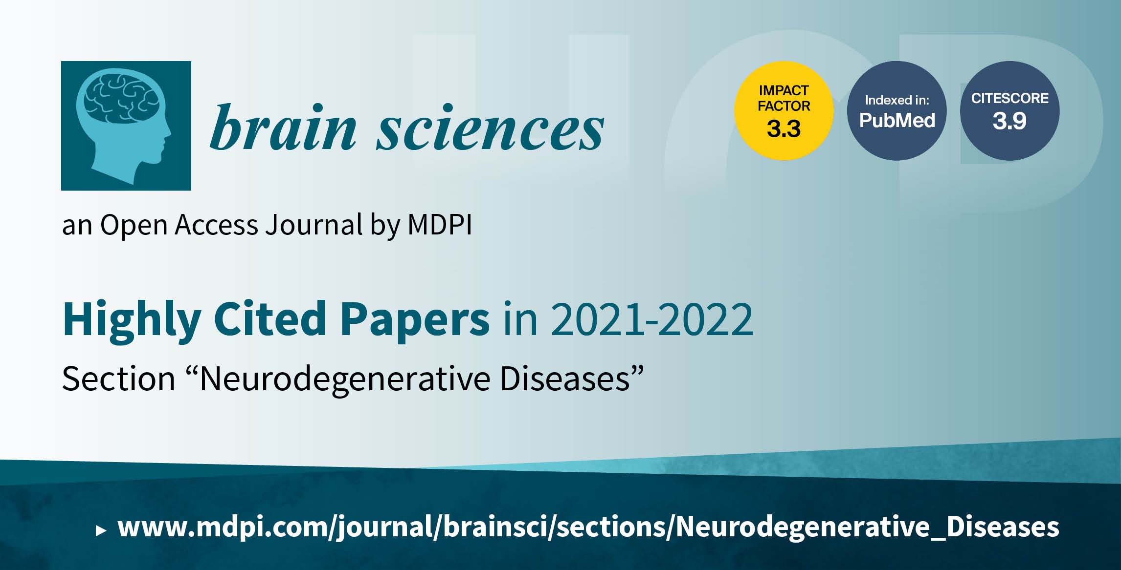 Brain Sciences | Highly Cited Papers in 2021–2022 in the Section “Neurodegenerative Diseases”