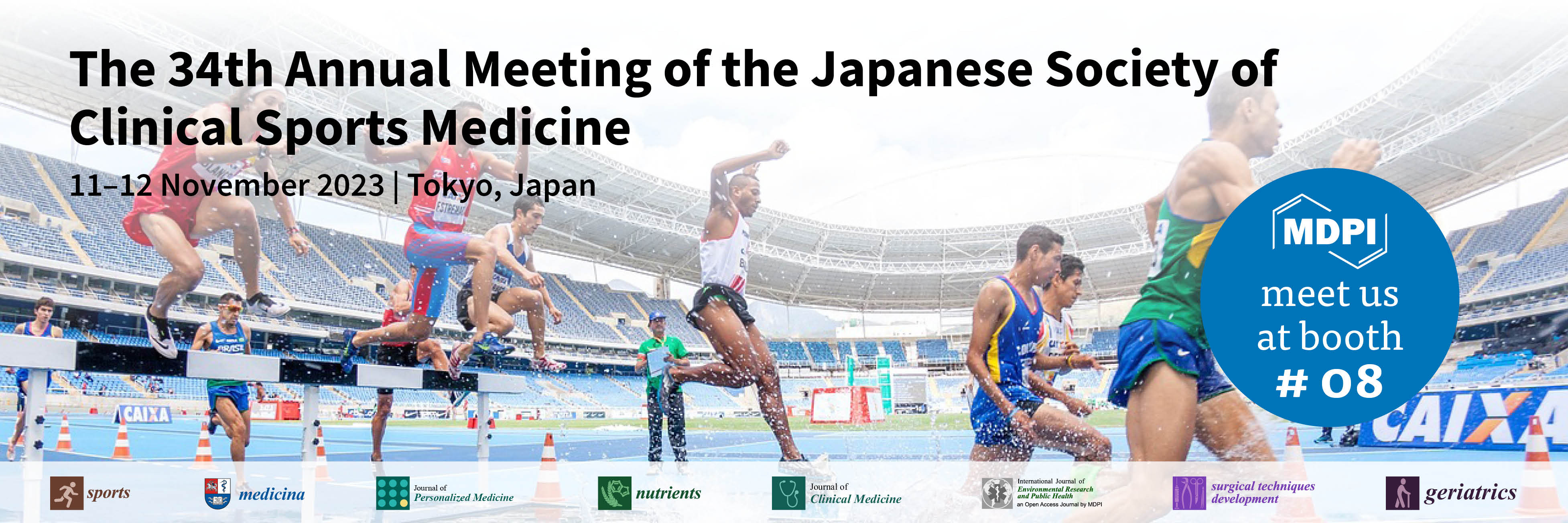 Meet Us at the 34th Annual Meeting of the Japanese Society of Clinical Sports Medicine, 11–12 November 2023, Tokyo, Japan