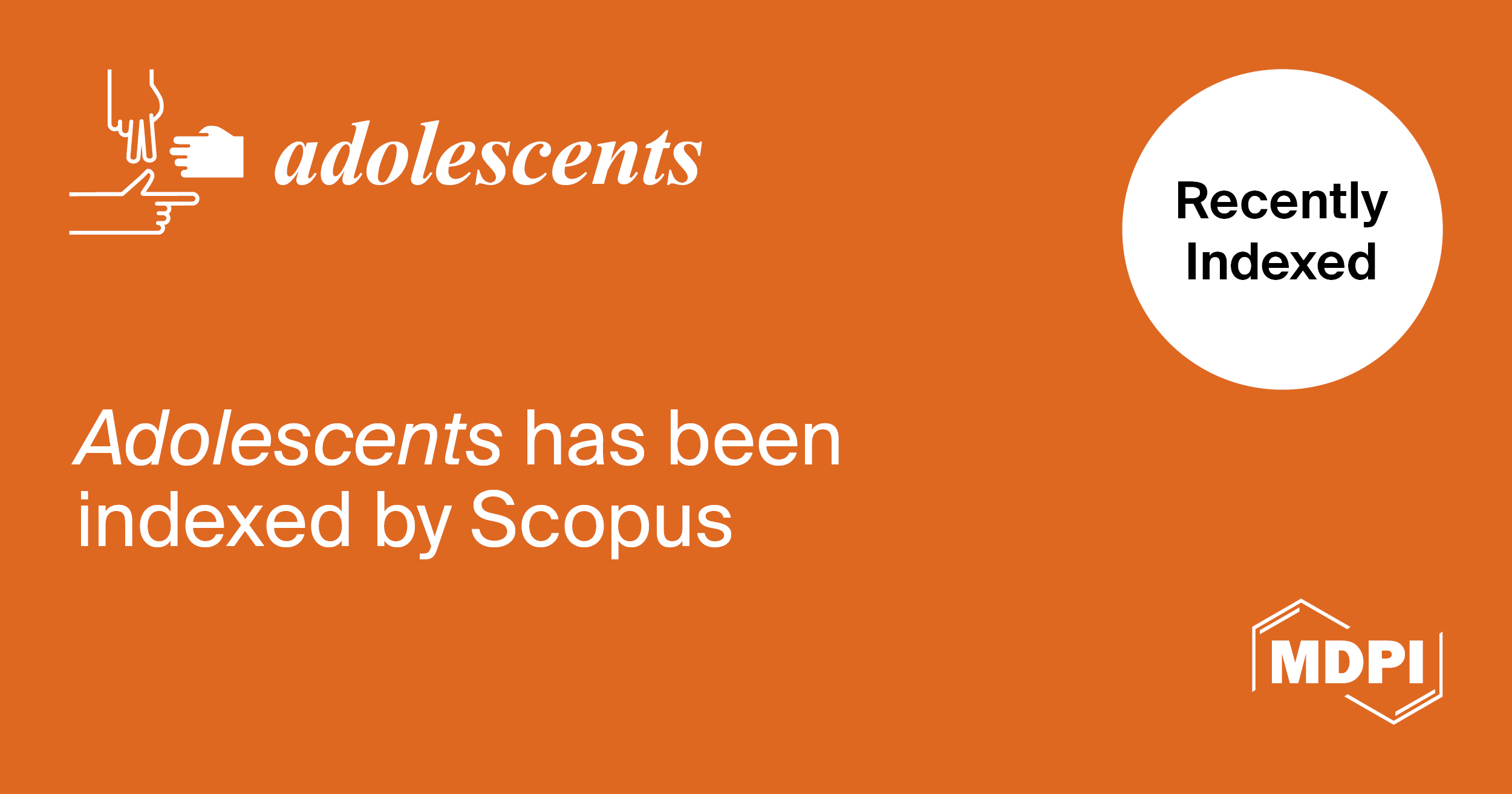 Adolescents Accepted for Coverage in Scopus