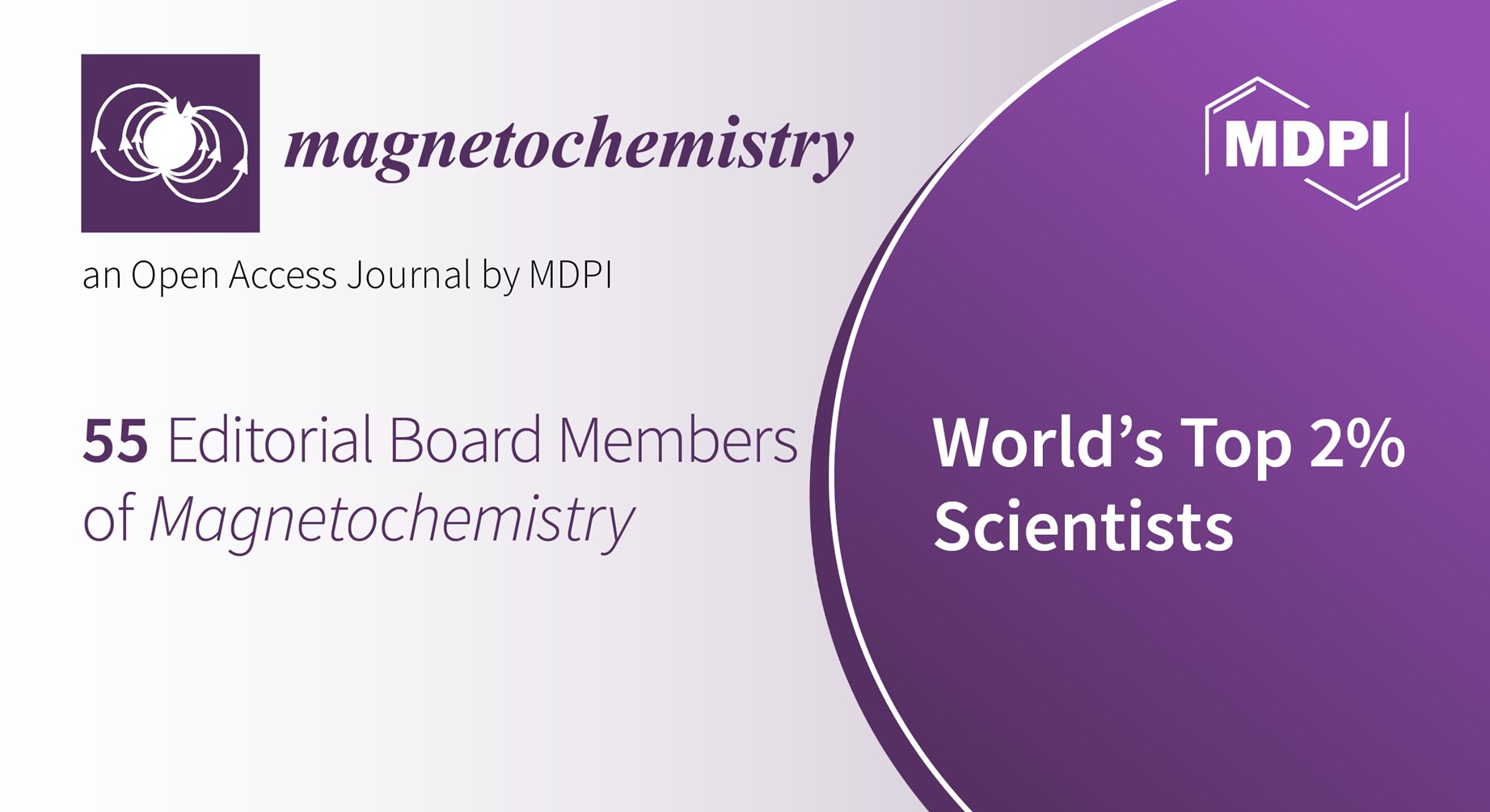 Editorial Board Members from Magnetochemistry Featured among the World’s Top 2% Scientists in 2023
