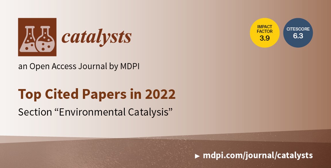 Catalysts | Top Cited Papers in 2022 in the Section “Environmental Catalysis”