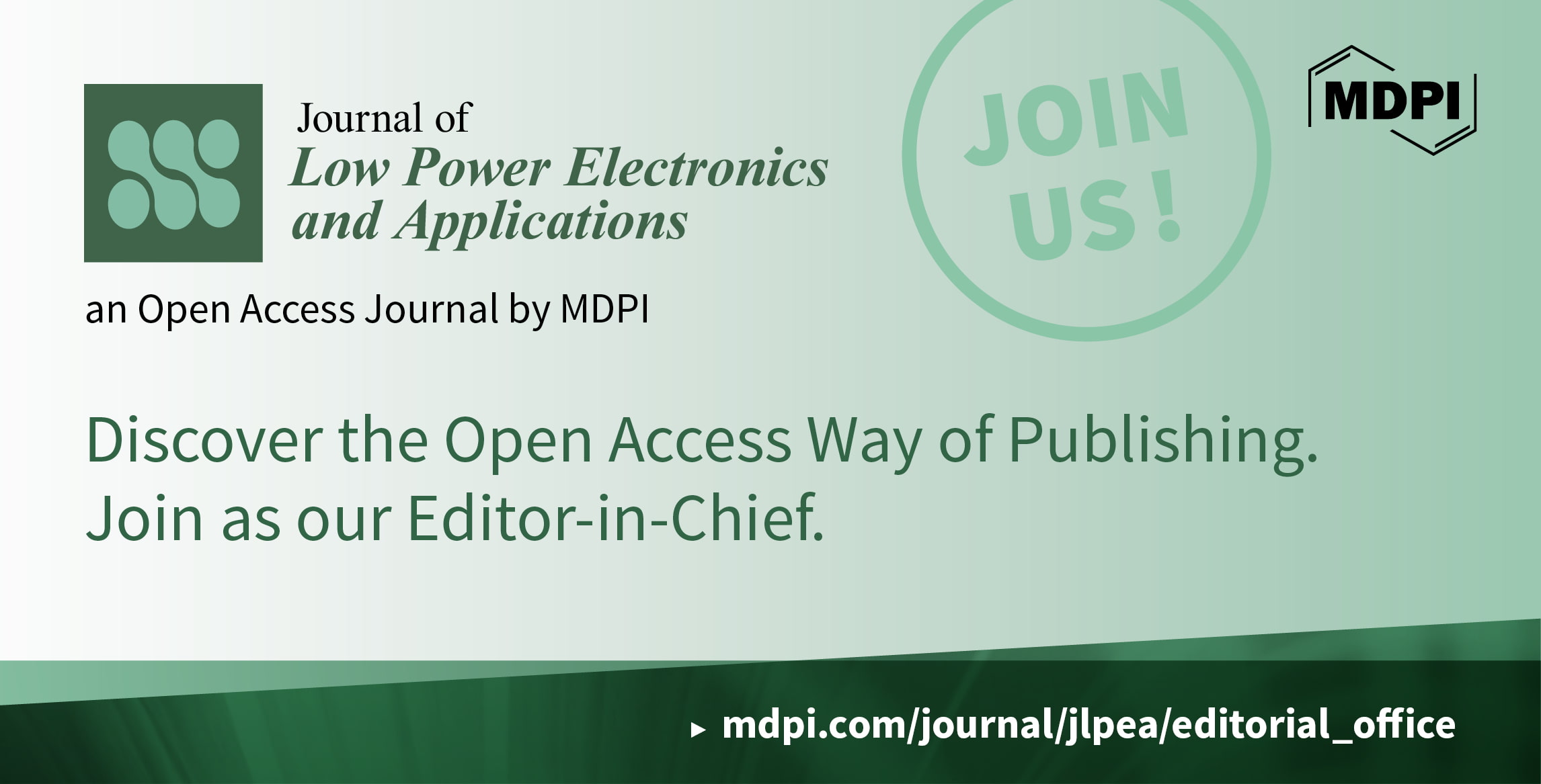 Recruiting Editor-in-Chief for the Journal of Low Power Electronics and Applications