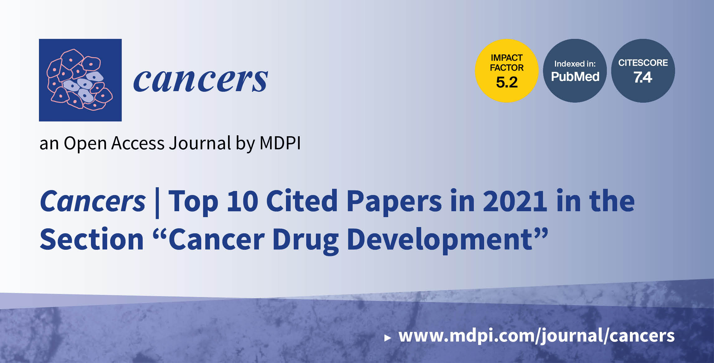 Cancers | Top 10 Cited Papers in 2021 in the Section “Cancer Drug Development”