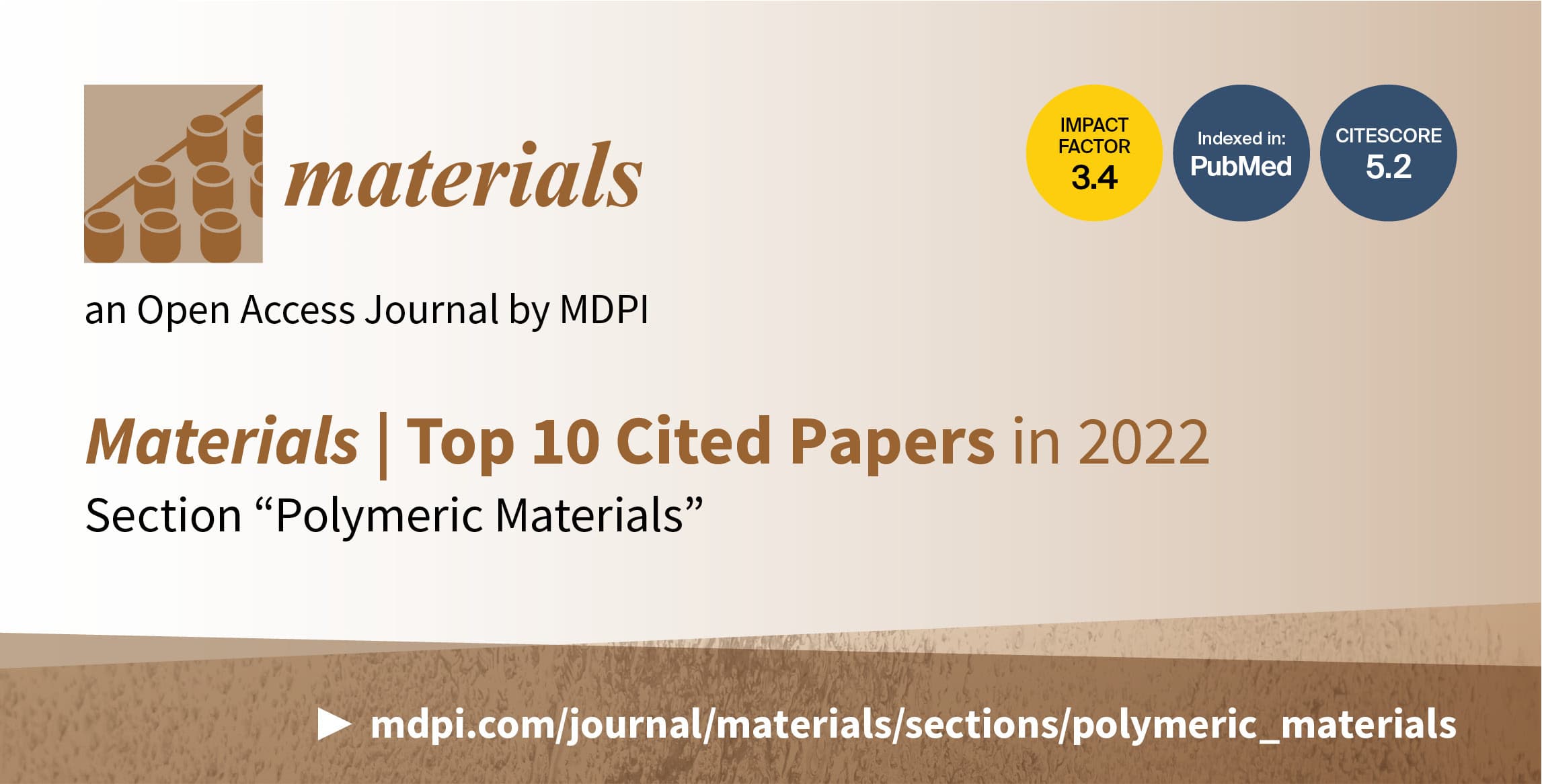 Materials | Top 10 Cited Papers in 2022 in the Section “Polymeric Materials”