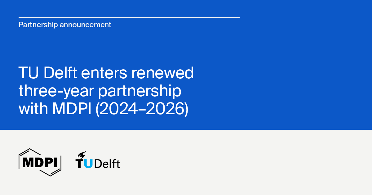 <strong><span data-contrast="auto">MDPI and TU Delft Adopting Flat Fee Model in Extended Partnership</span></strong><span data-ccp-props="{}"> </span>