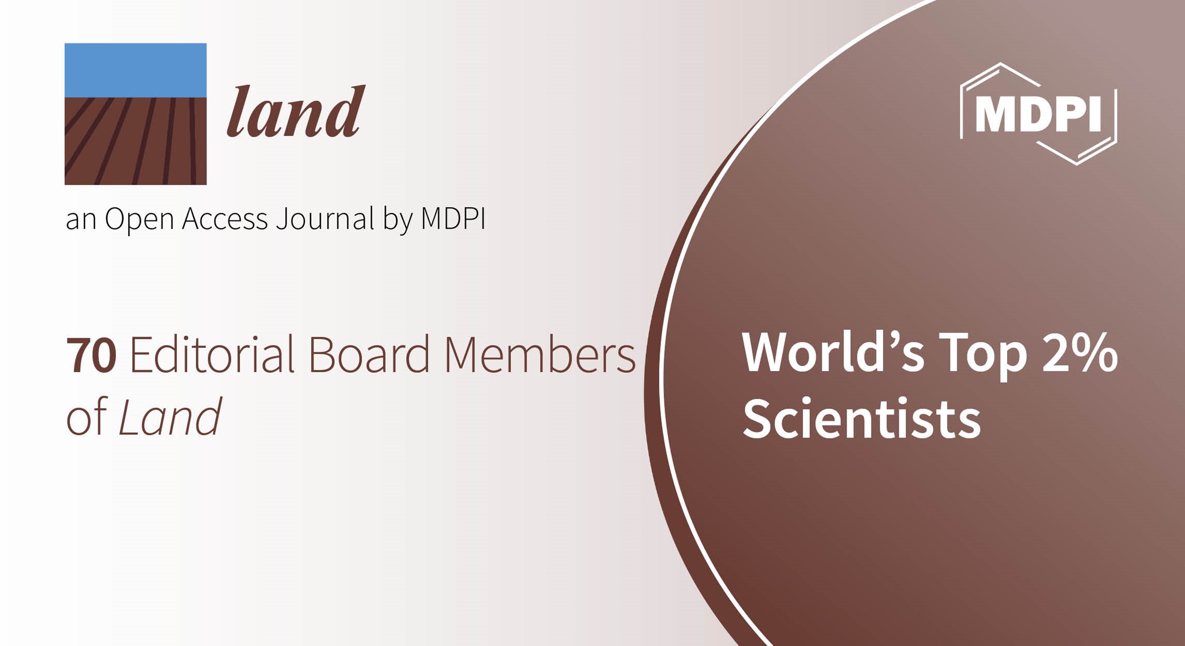 Editorial Board Members from Land Featured among the World’s Top 2% Scientists in 2023