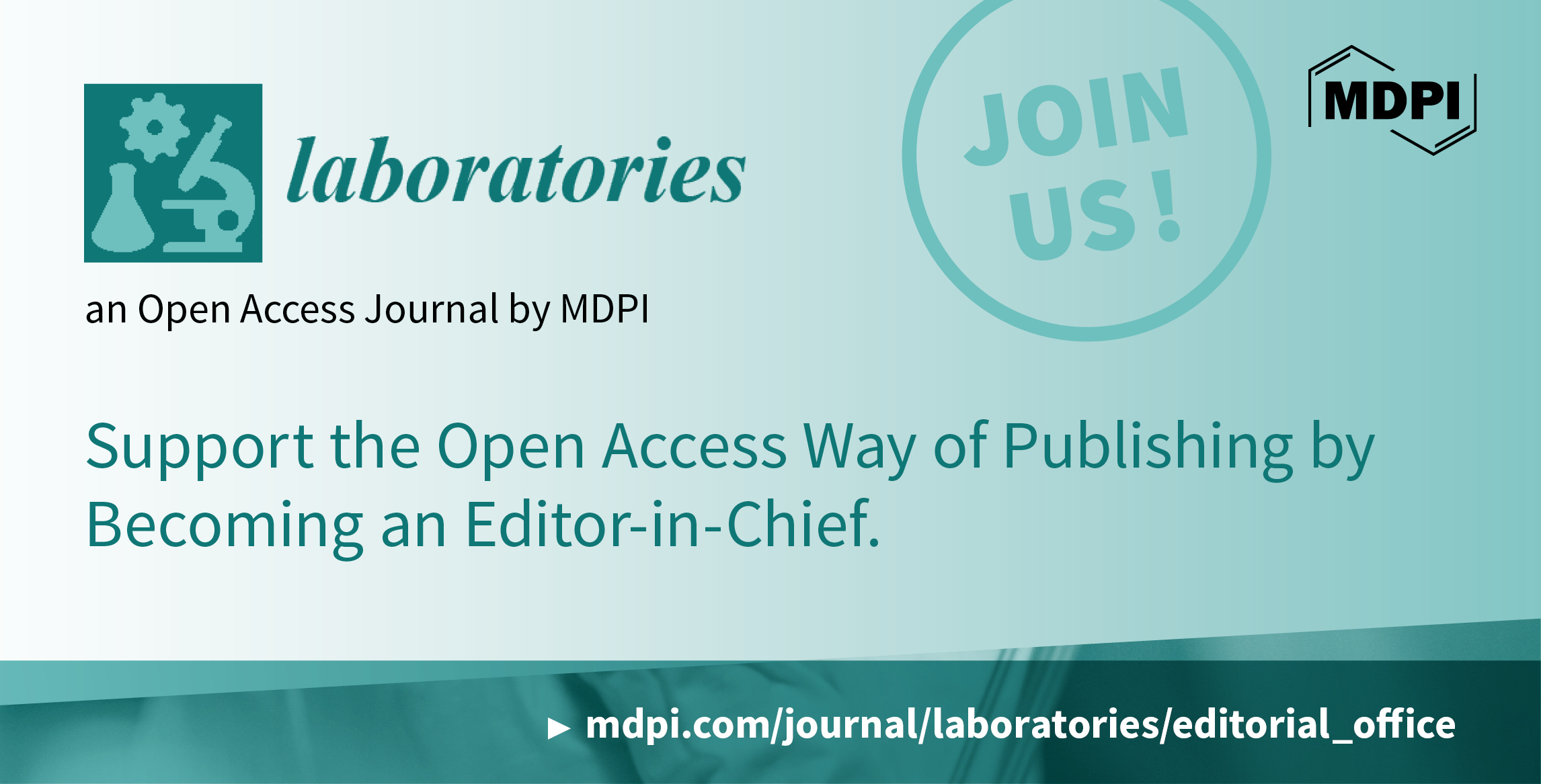 Recruiting Founding Editor-in-Chief for Laboratories