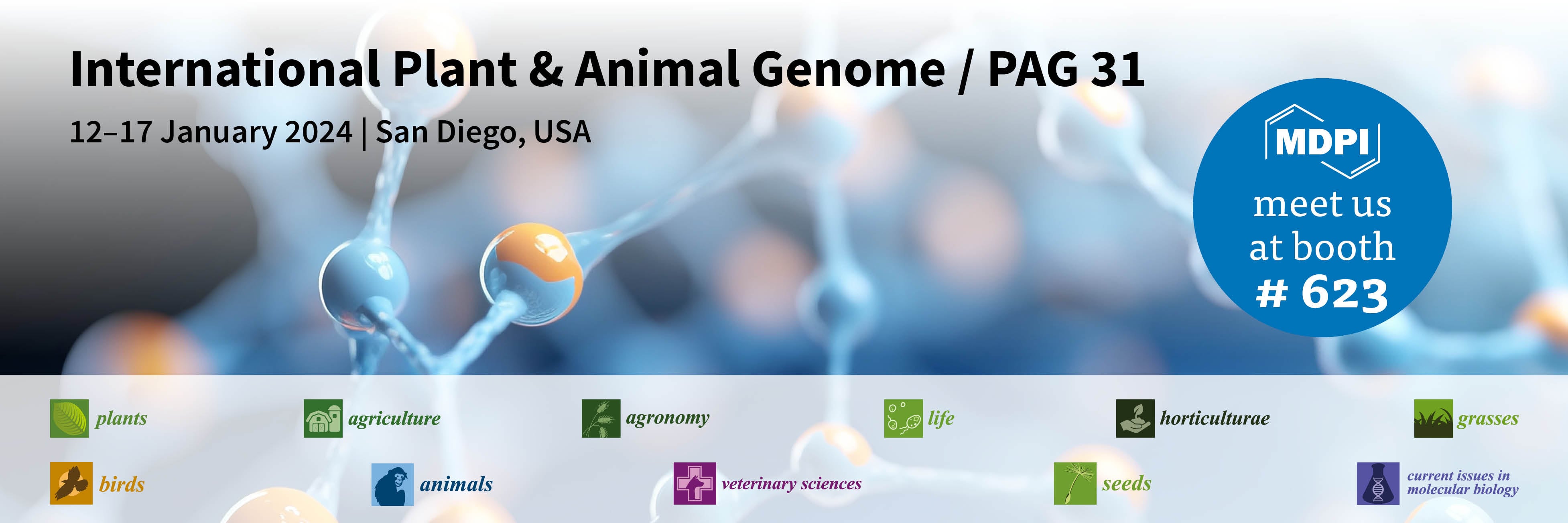 Meet Us at the International Plant & Animal Genome Conference (PAG 31), 12–17 January 2024, San Diego, USA