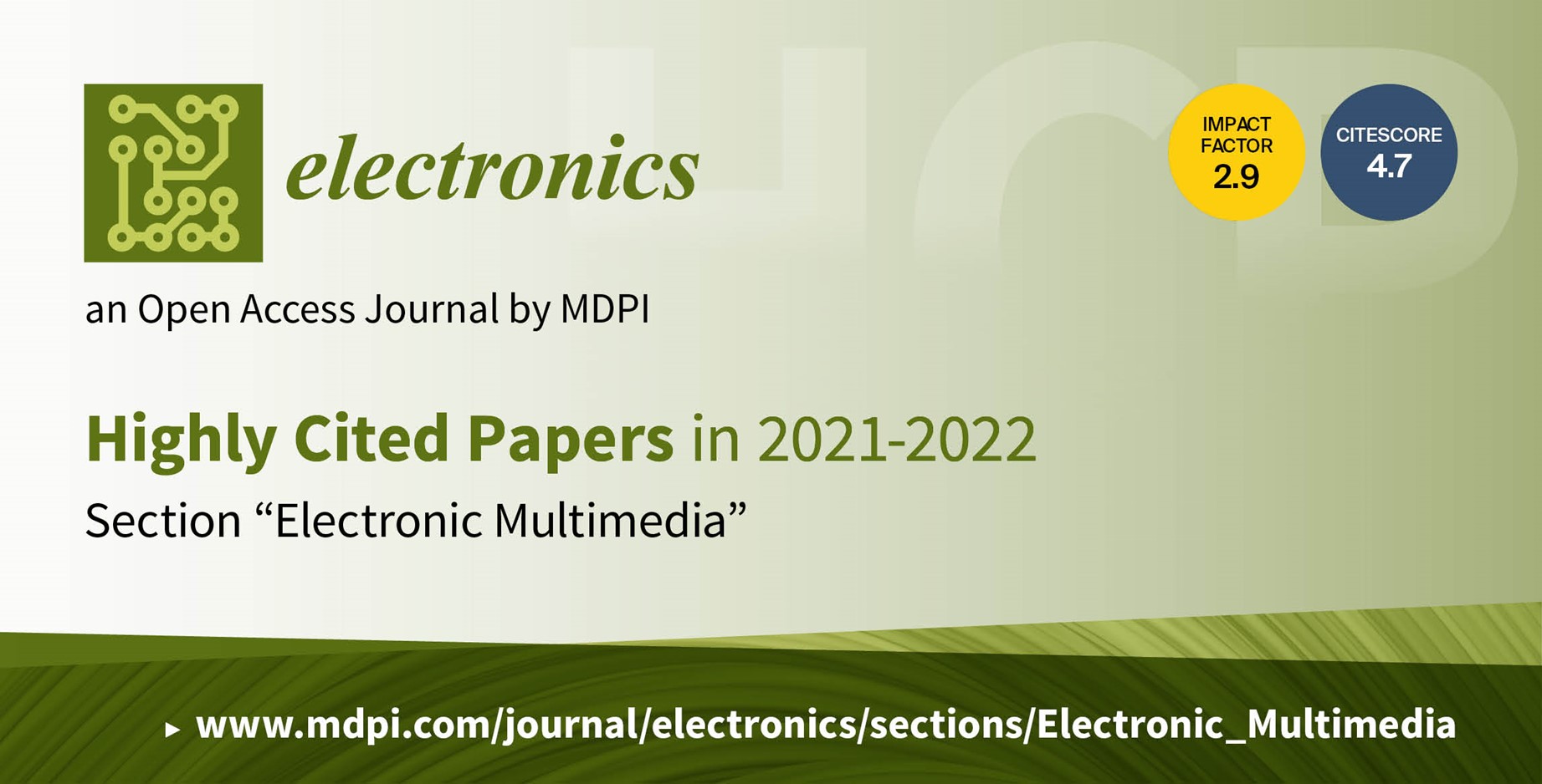 Electronics | Highly Cited Papers in 2021–2022 in the Section “Electronic Multimedia”