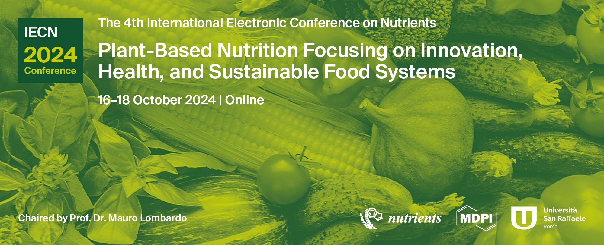 Meet Us Online at the 4th International Electronic Conference on Nutrients (IECN 2024), 16–18 October 2024