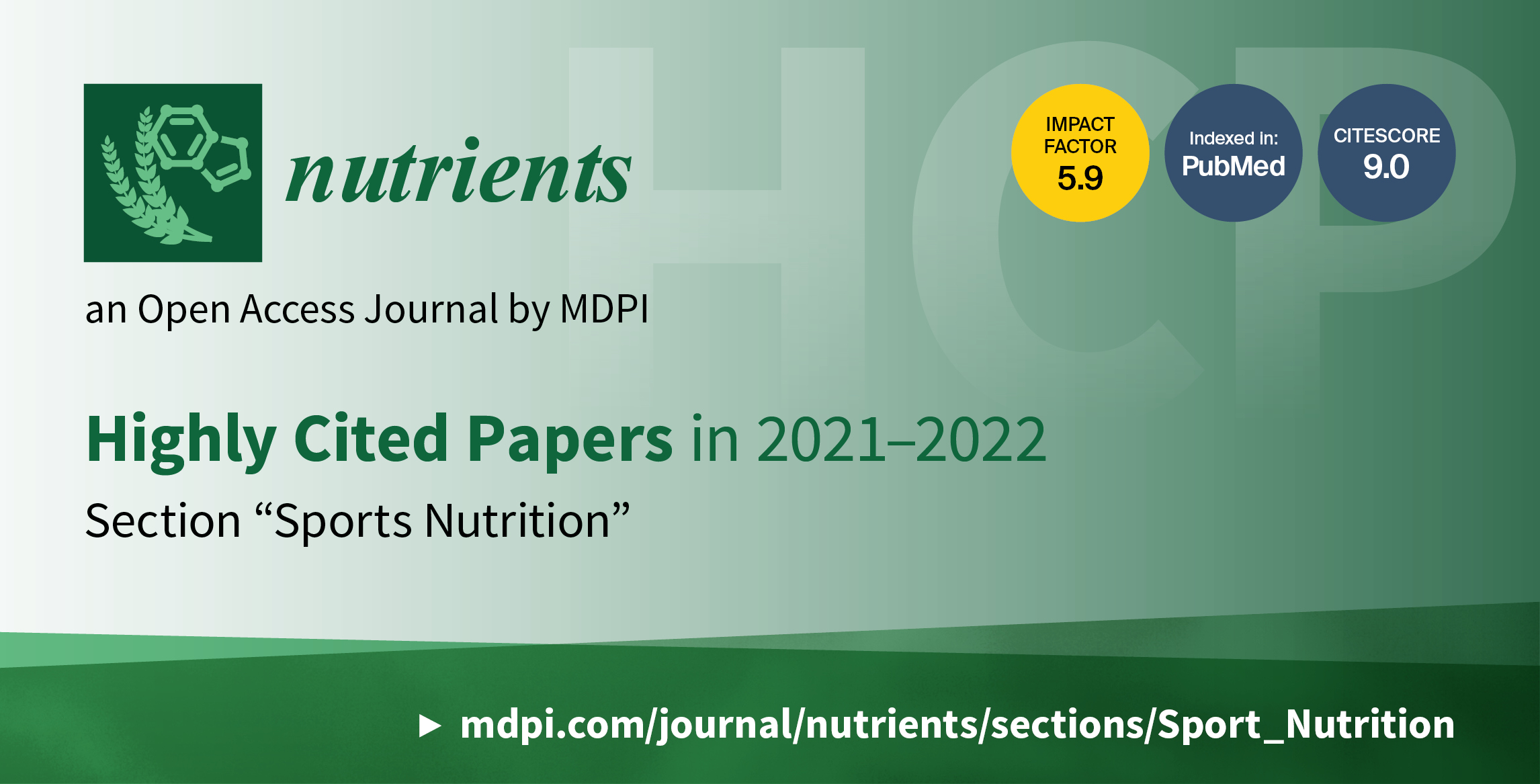 Nutrients | Highly Cited Papers in 2021–2022 in the Section “Sports Nutrition”