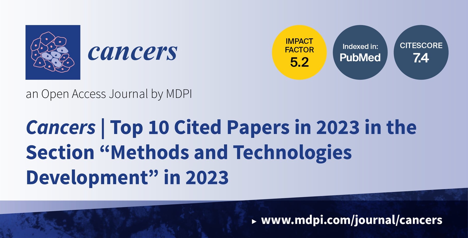 Cancers | Top 10 Cited Papers in 2023 in the Section “Methods and Technologies Development”