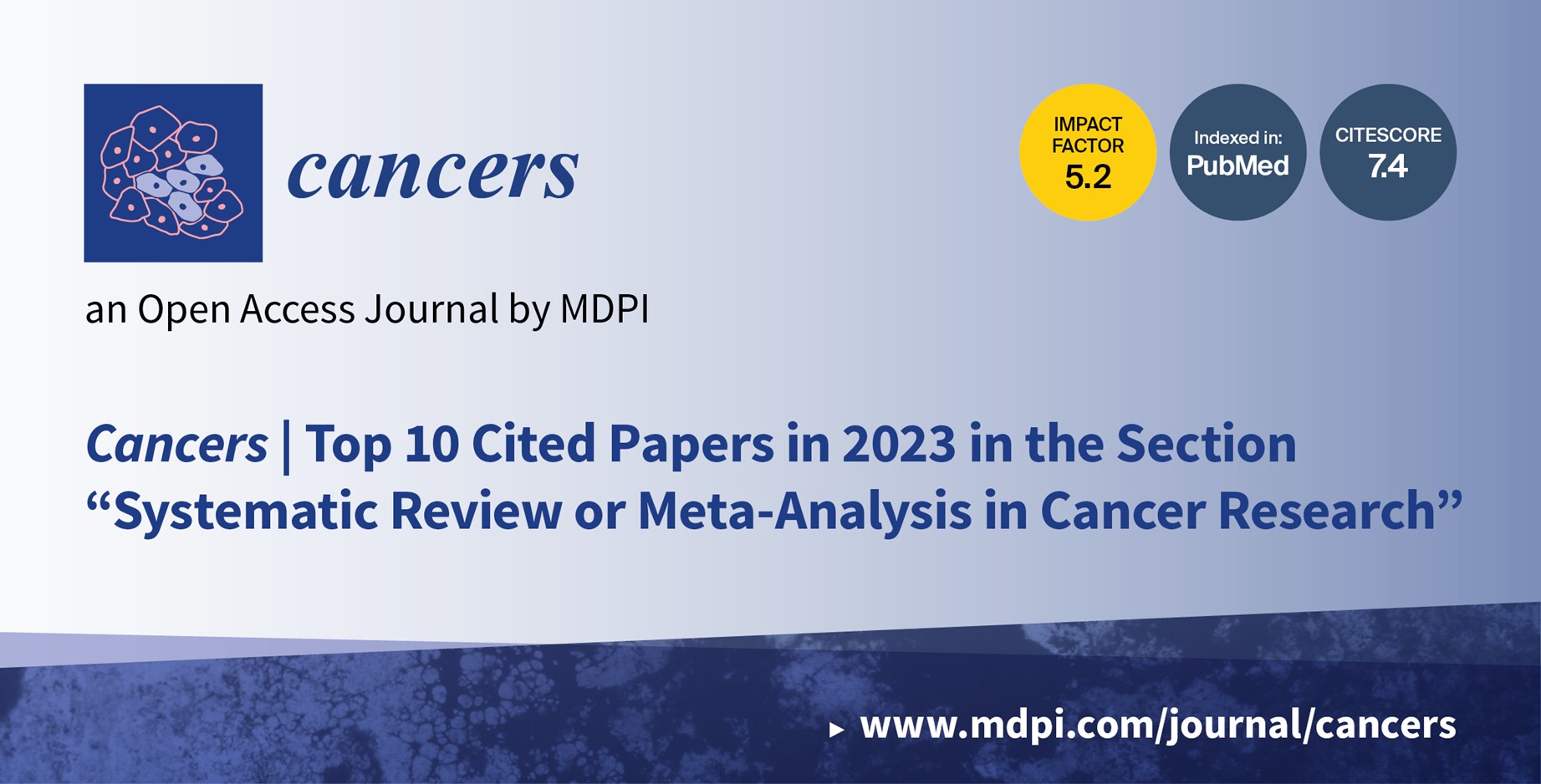 Cancers | Top 10 Cited Papers in 2023 in the Section “Systematic Review or Meta-Analysis in Cancer Research”