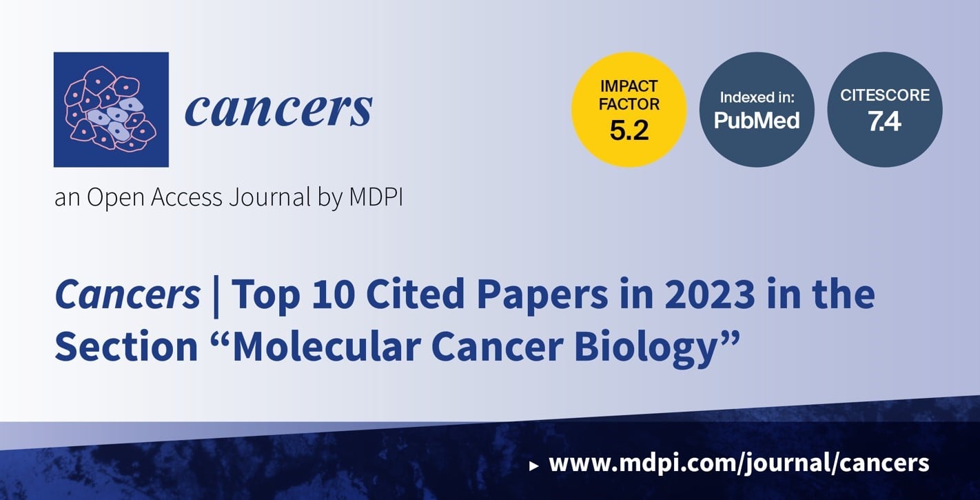 Cancers | Top 10 Cited Papers in 2023 in the Section “Molecular Cancer Biology”