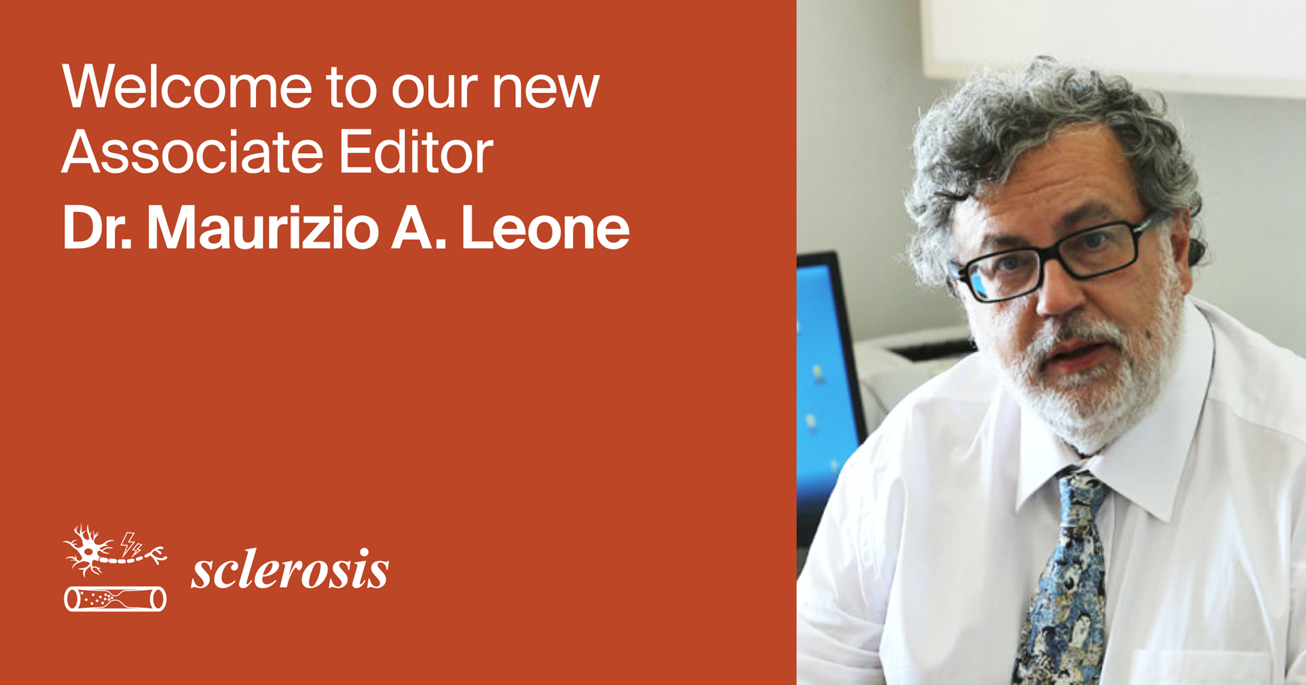 Dr. Maurizio A. Leone Appointed Associate Editor of <em>Sclerosis</em>