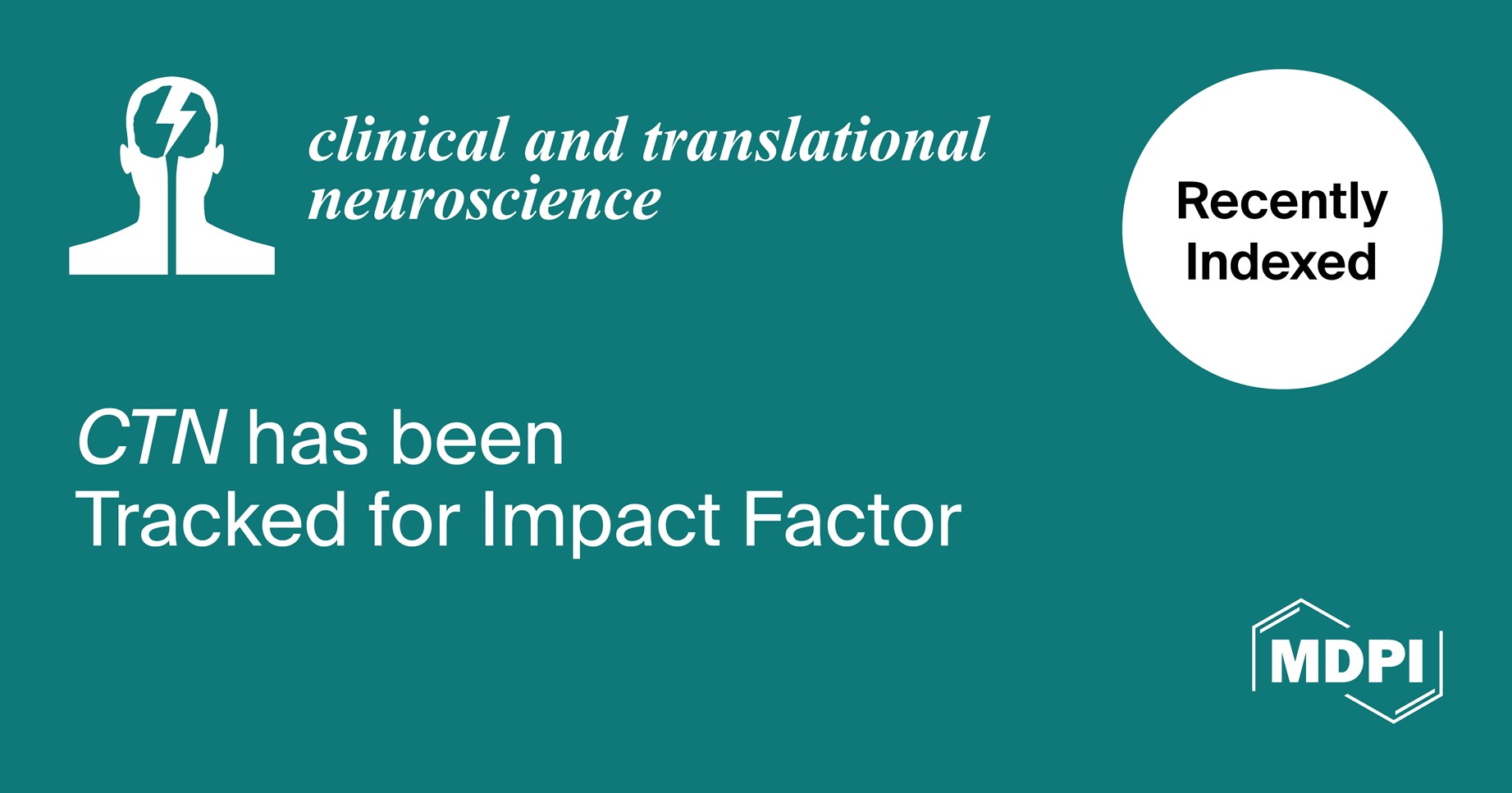 Clinical and Translational Neuroscience Accepted into Emerging Sources Citation Index in Web of Science