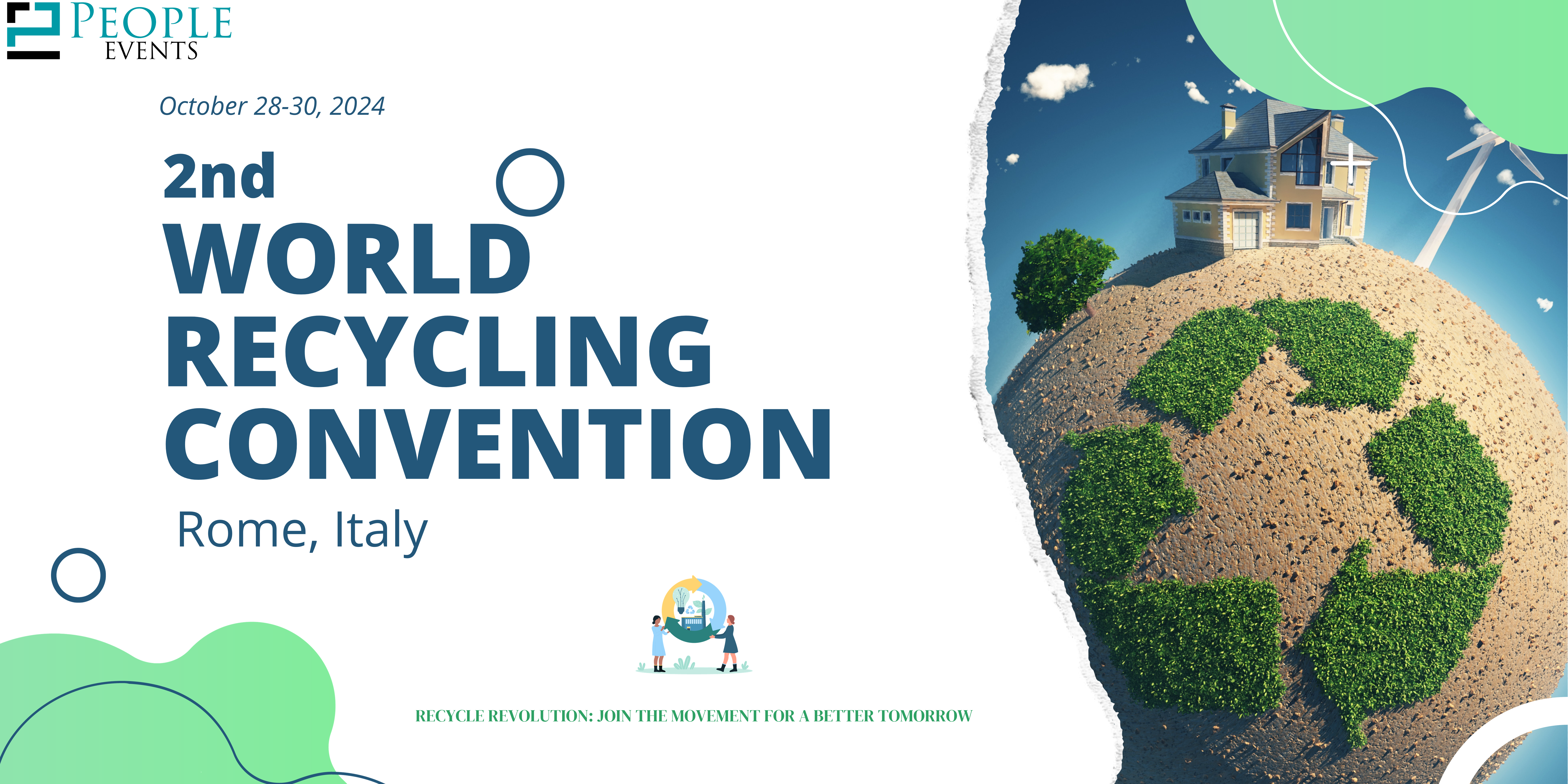 Meet Us at the 2nd World Recycling Convention, 28–30 October 2024, Rome, Italy