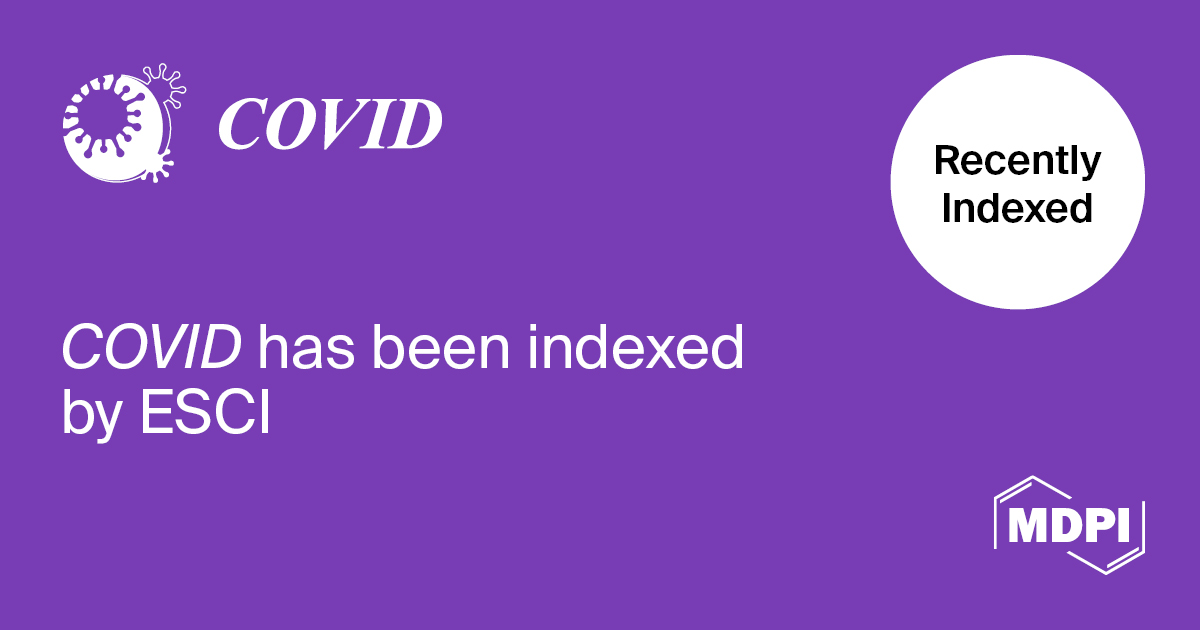 COVID Accepted into Emerging Sources Citation Index in Web of Science