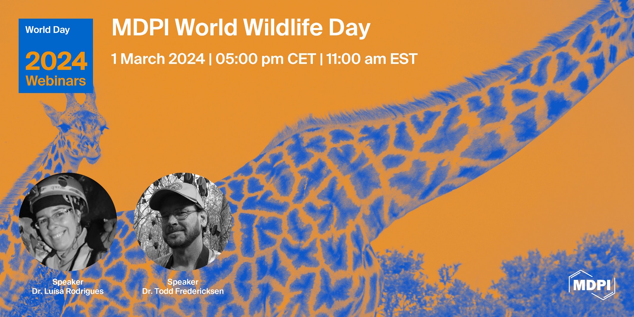Meet Us Online at the MDPI World Wildlife Day Webinar 2024, 1 March 2024