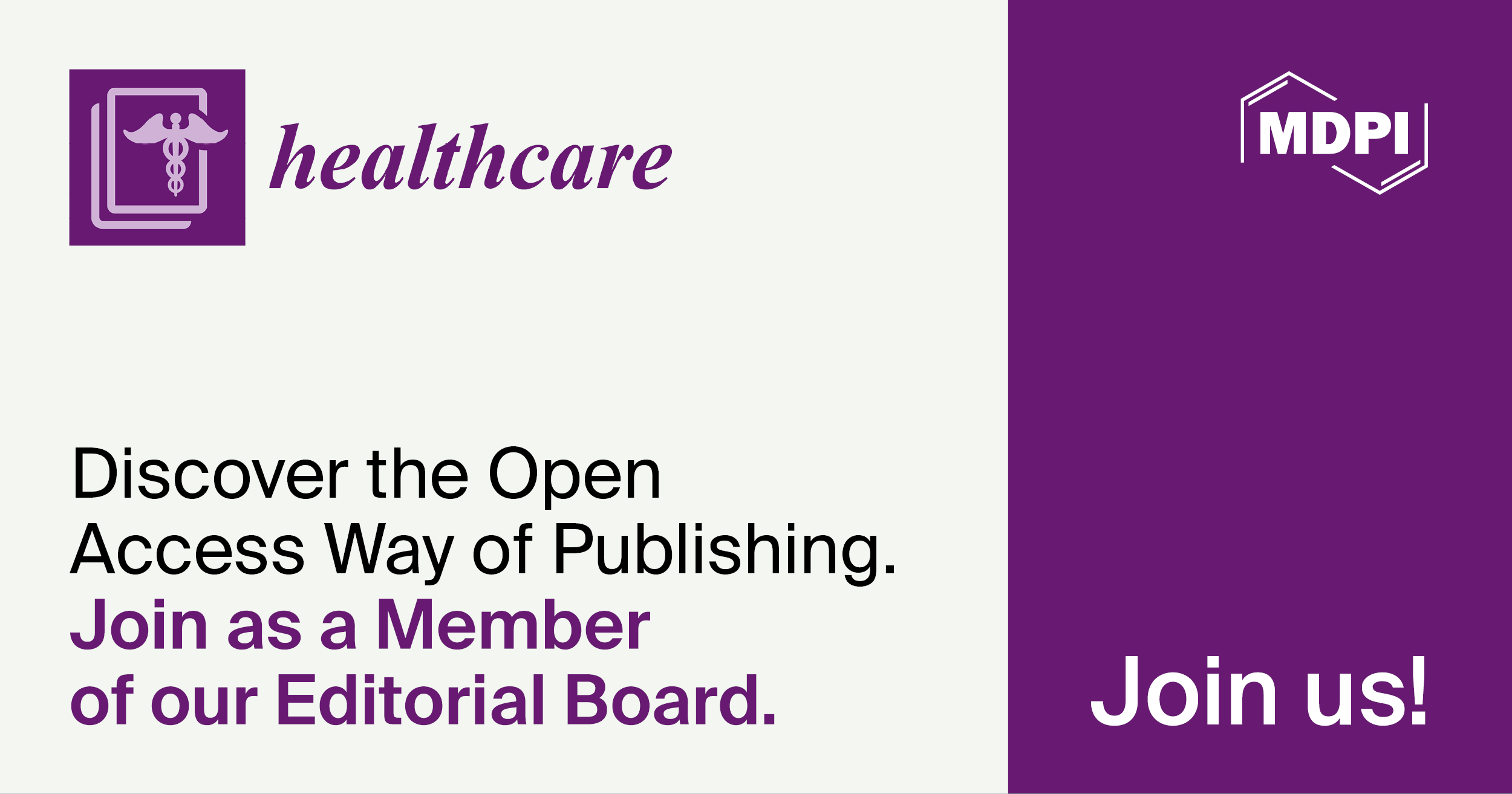 Recruiting Editorial Board Members for Healthcare